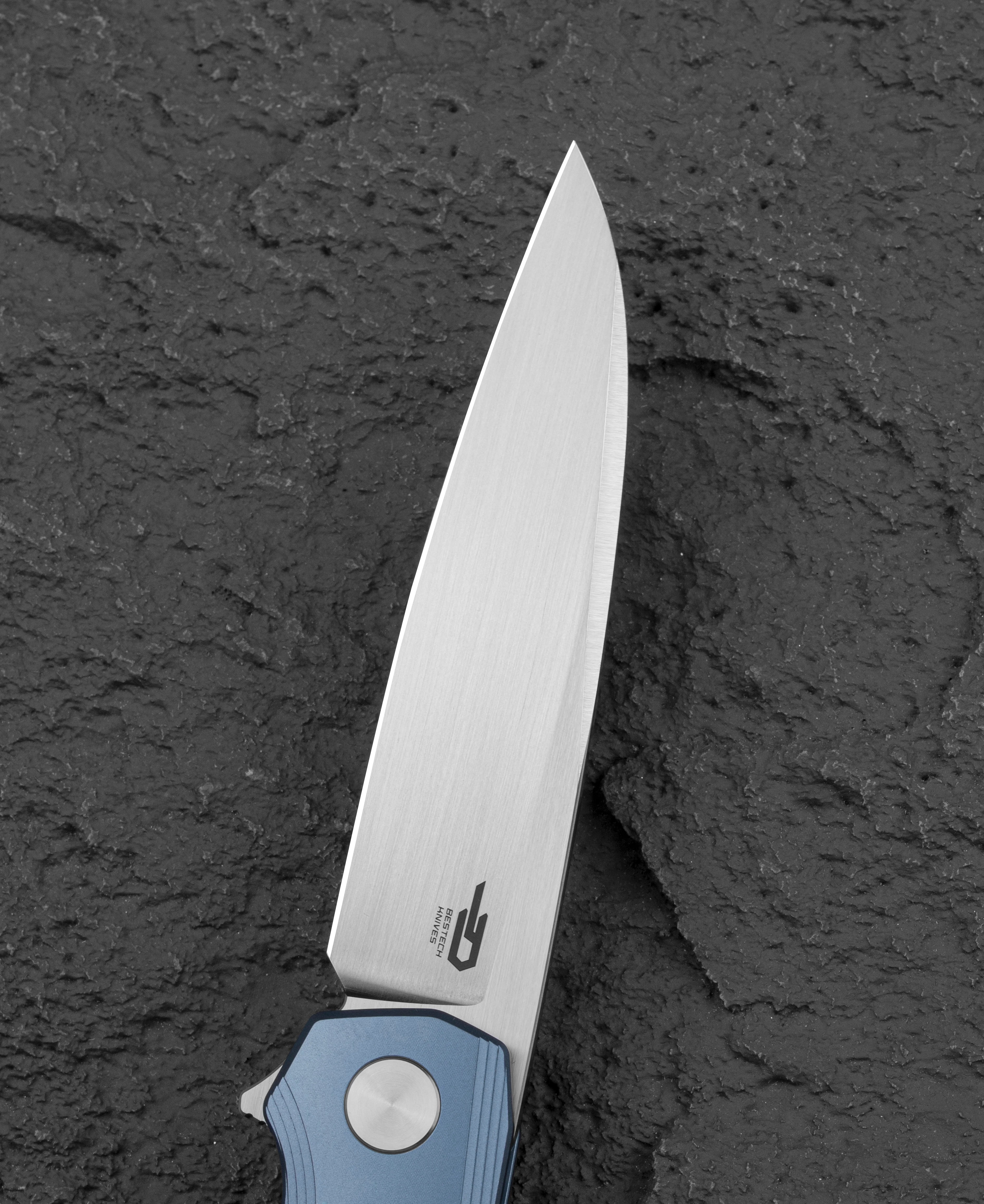Складаний ніж Bestech 9 - Satin/Blue