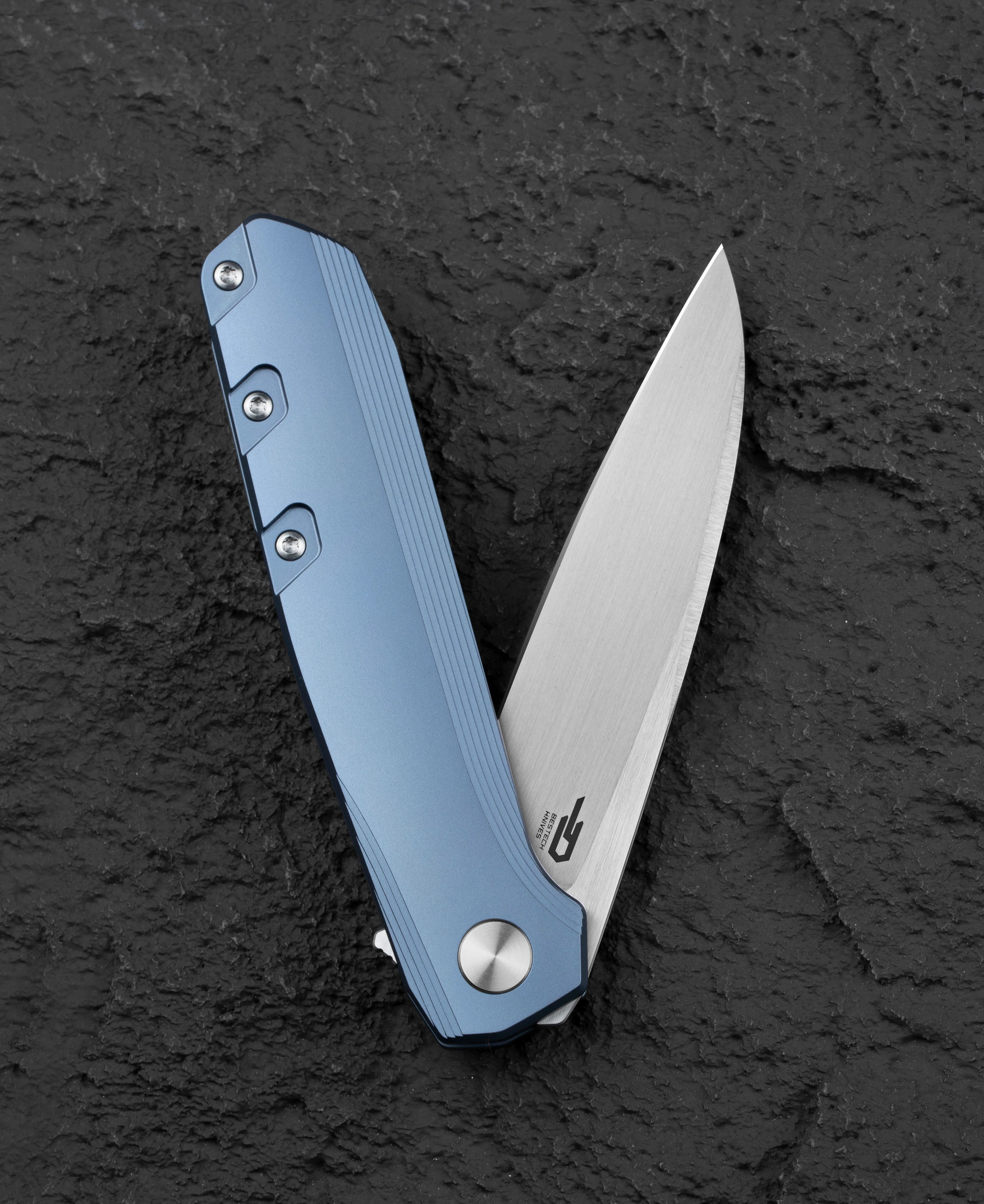 Складаний ніж Bestech 9 - Satin/Blue