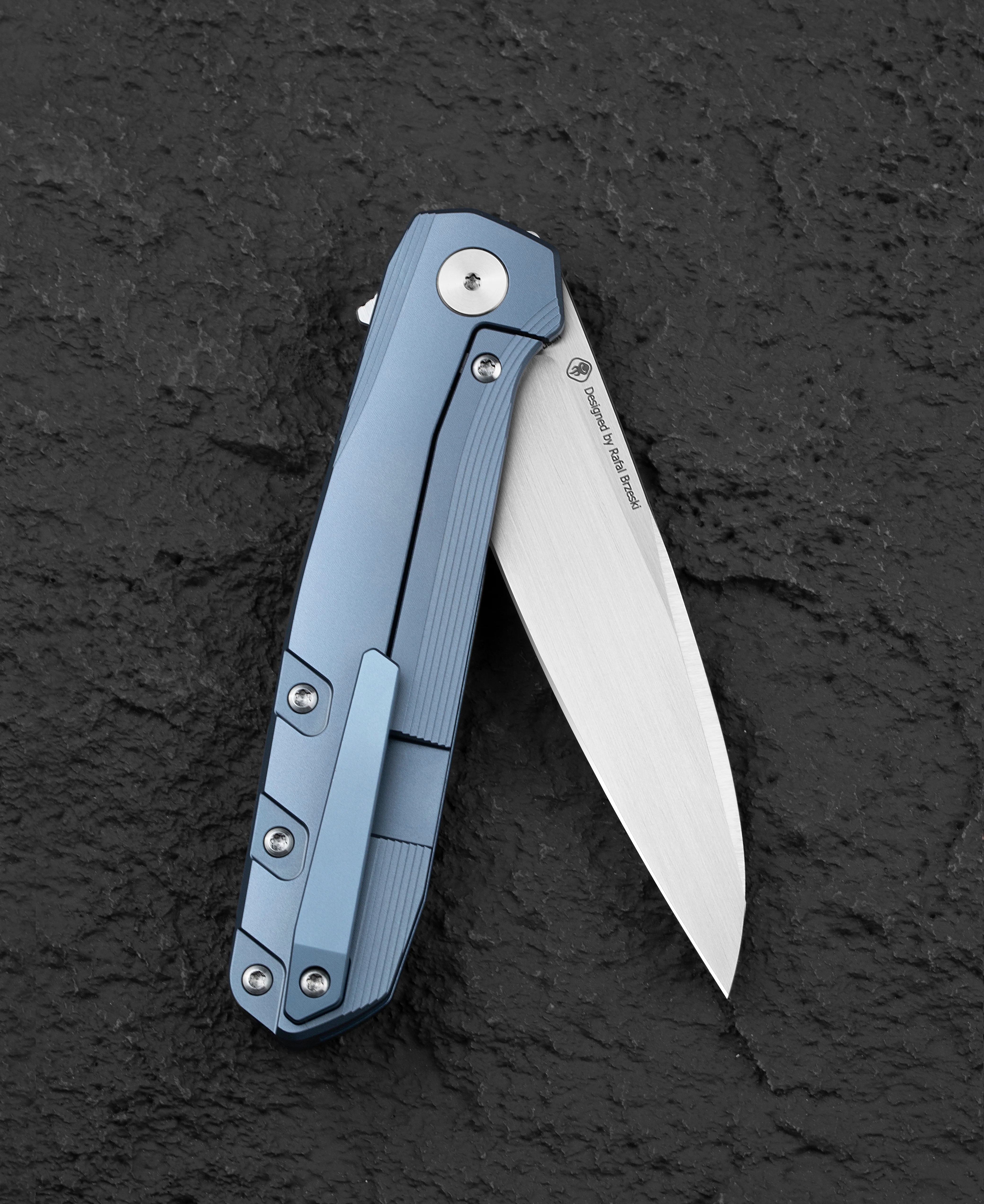 Складаний ніж Bestech 9 - Satin/Blue