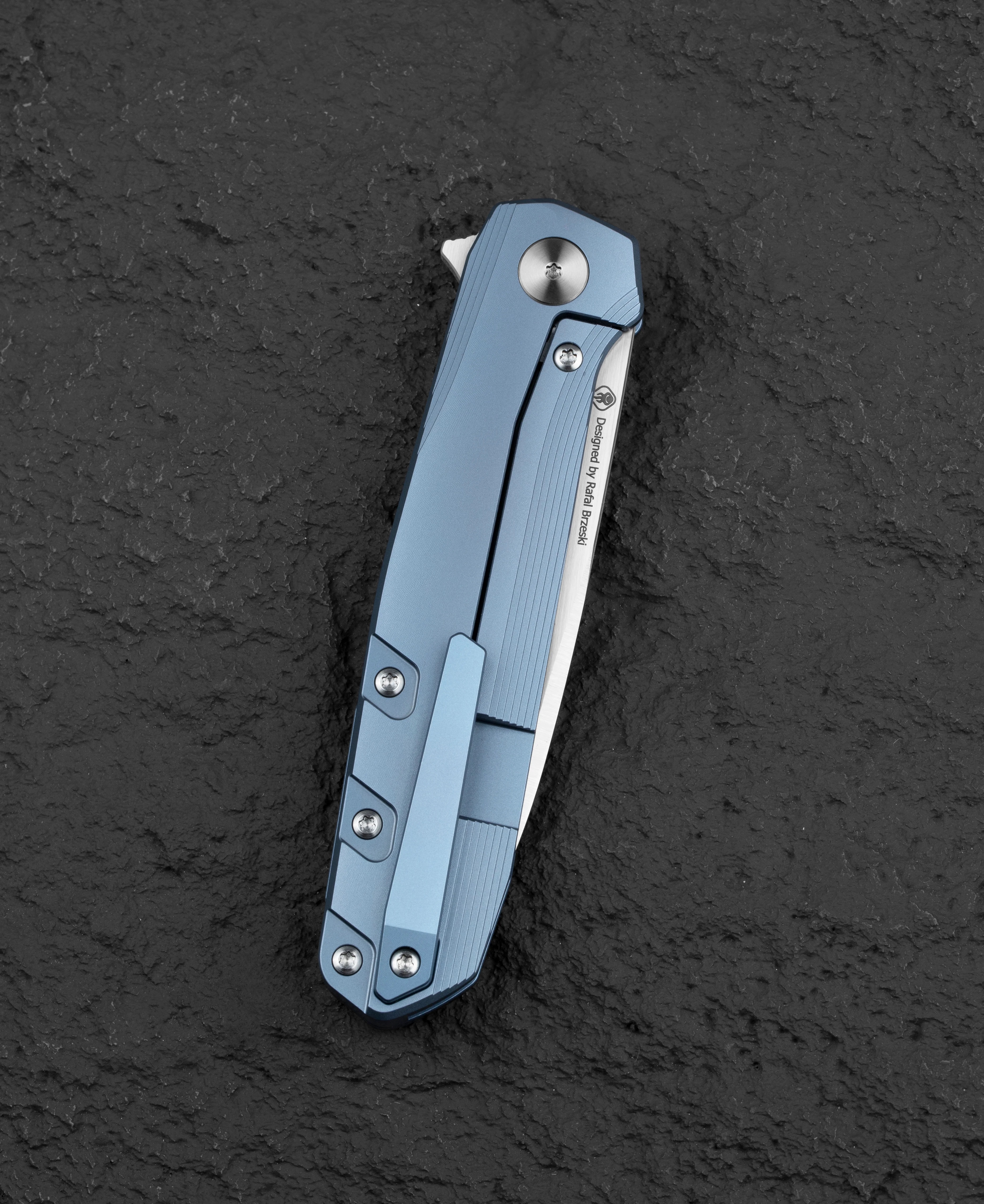 Складаний ніж Bestech 9 - Satin/Blue