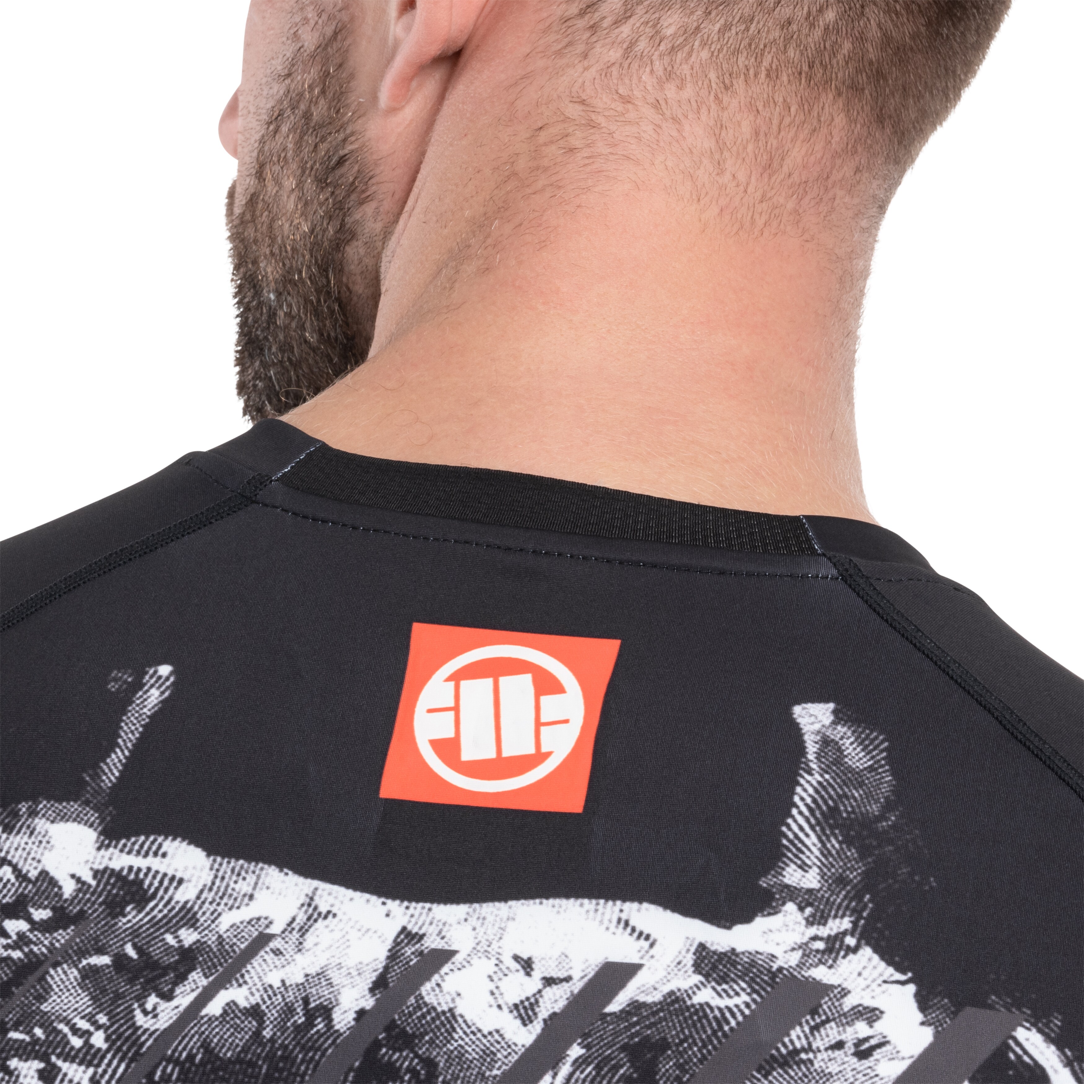 Koszulka termoaktywna Pitbull LongSleeve Rashguard Street Dog - Black