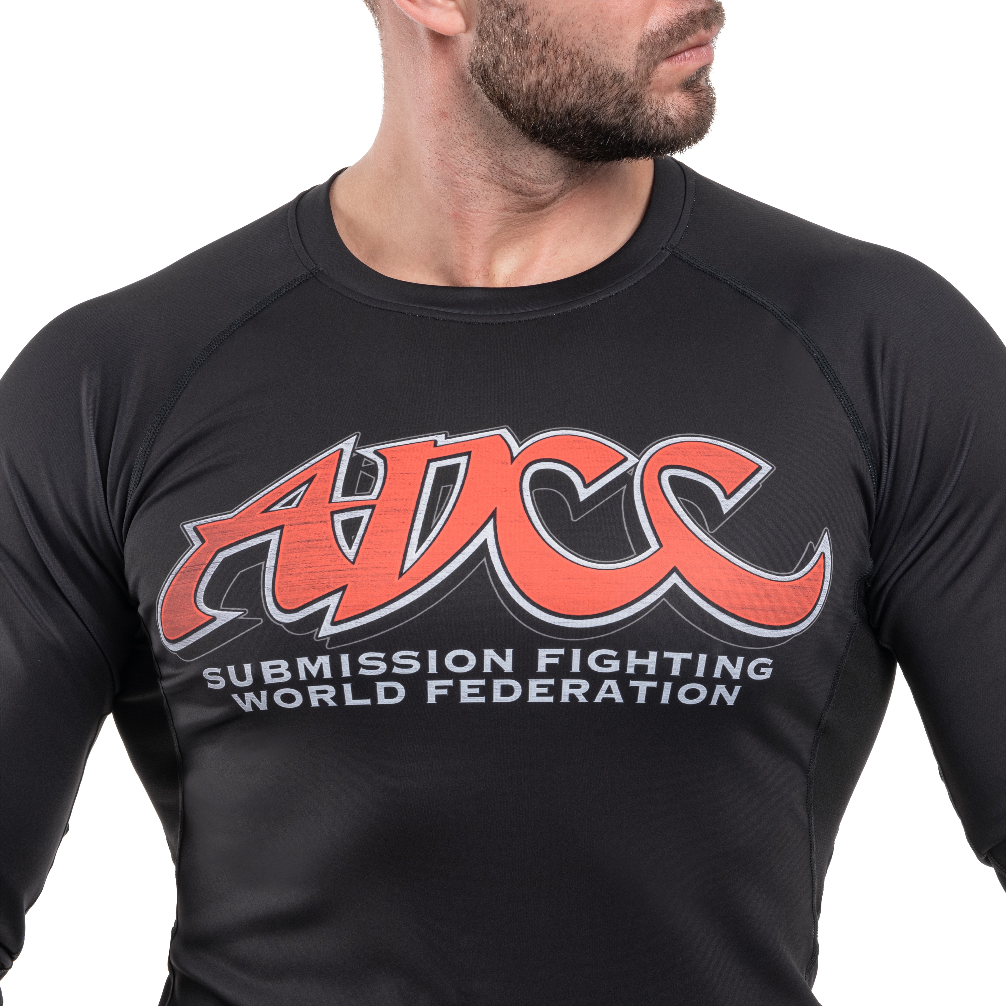 Koszulka termoaktywna Pitbull LongSleeve Rashguard ADCC - Black
