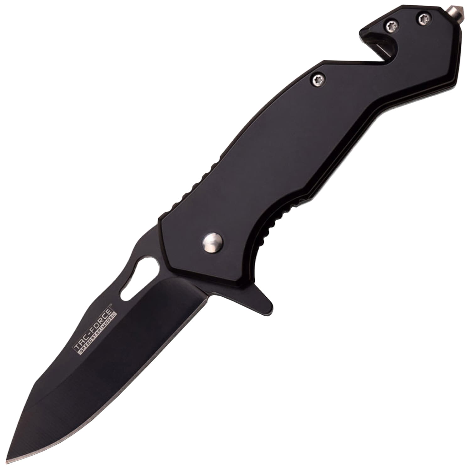 Складаний рятувальний ніж Master Cutlery Tac-Force TF-903BK Spring Assisted - Black