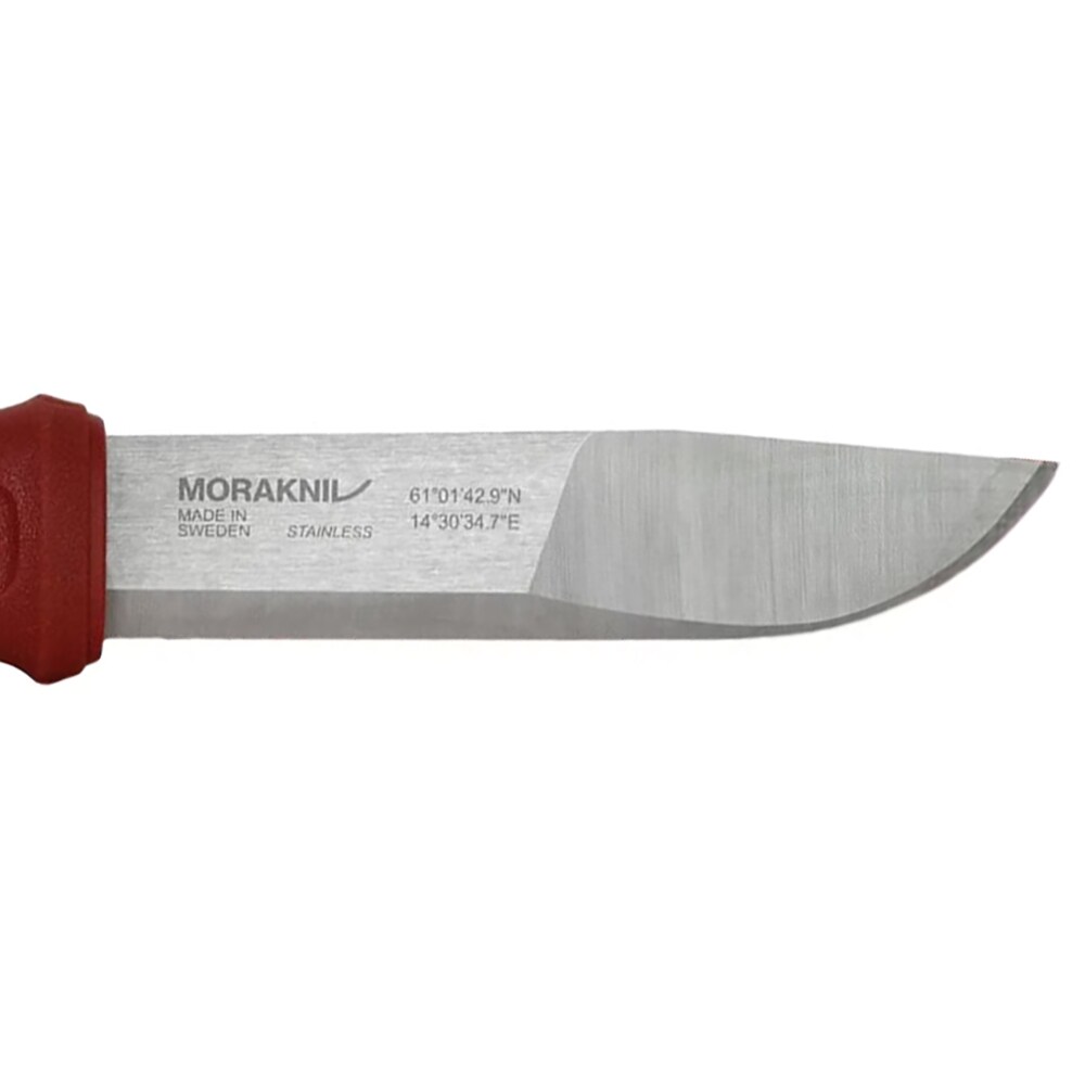 Mora Kansbol Stainless Fixed Blade Knife - Dala Red Edition