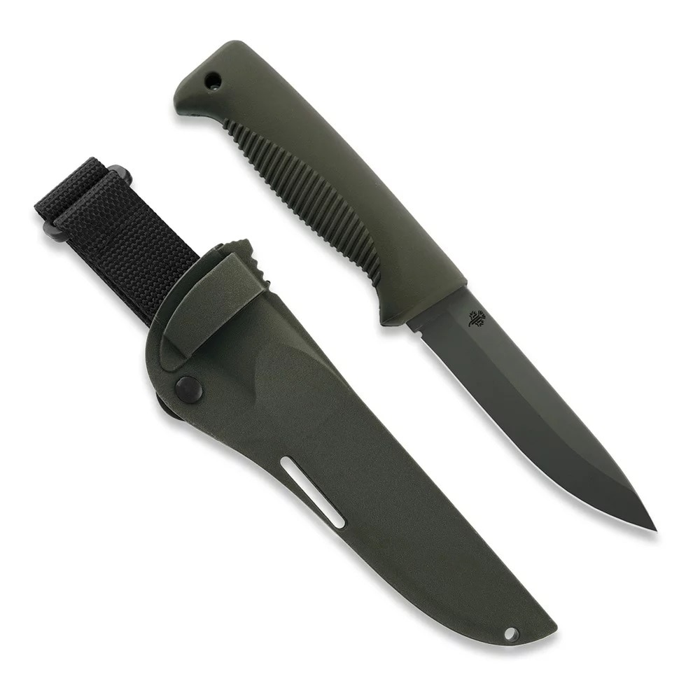 Nóż Peltonen Knives M07 Ranger Puukko Cerakote FDE TPE - Black