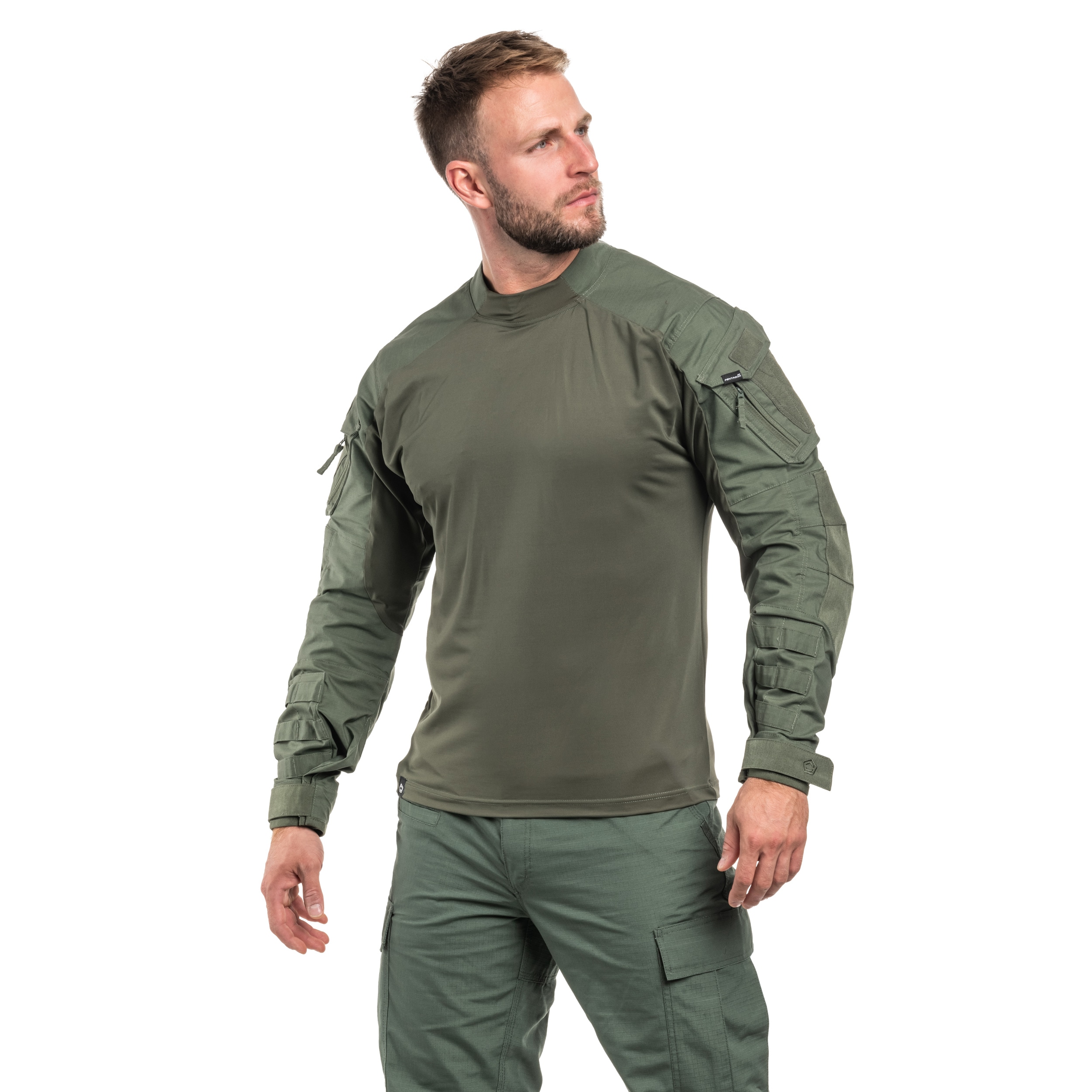 Bluza Pentagon Wolf Combat Shirt - Camo Green