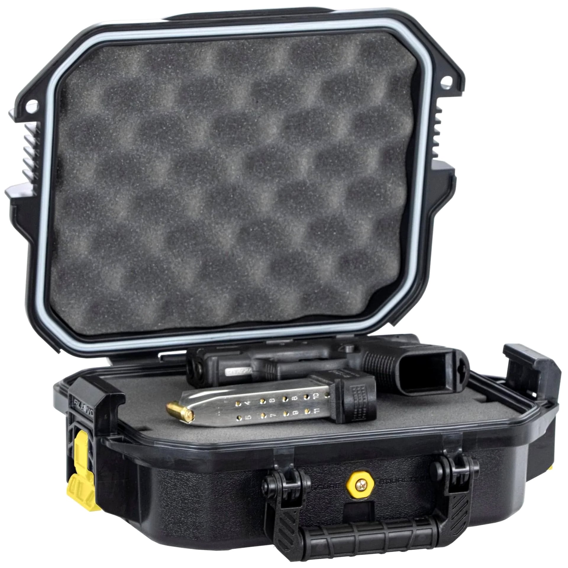 Walizka transportowa ASG Plano AW3 Pistol Case M - Black/Yellow