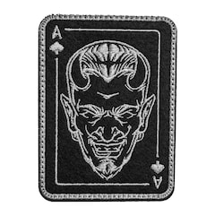 Naszywka AS Diablo 66 x 90 mm - White