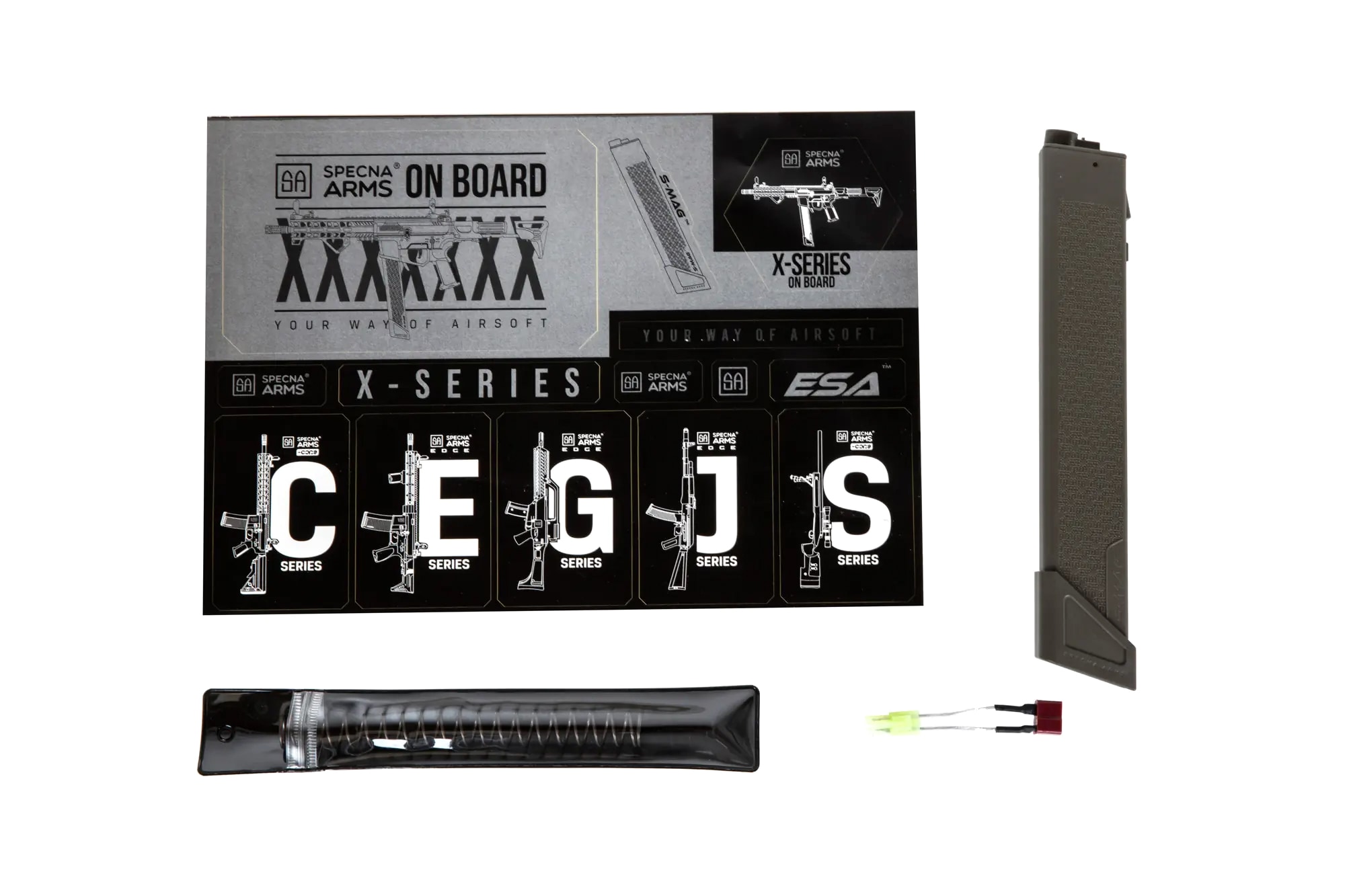 Штурмова гвинтівка AEG Specna Arms SA-FX01 Flex HAL ETU - Foliage Green