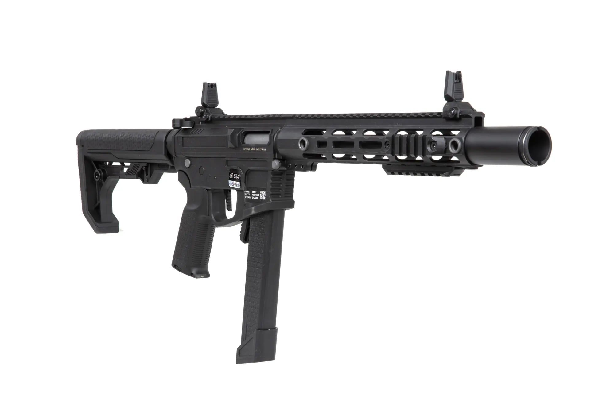 Karabinek szturmowy AEG Specna Arms SA-FX02 Flex HAL ETU - Black