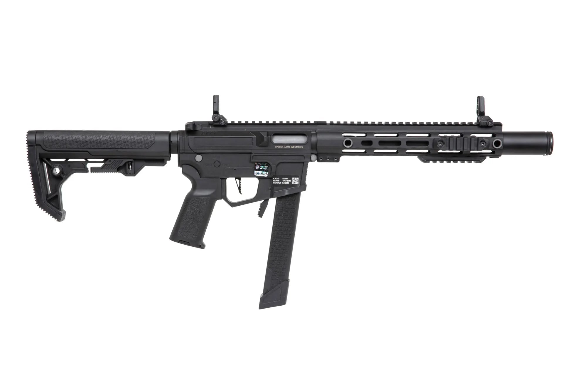 Karabinek szturmowy AEG Specna Arms SA-FX02 Flex HAL ETU - Black