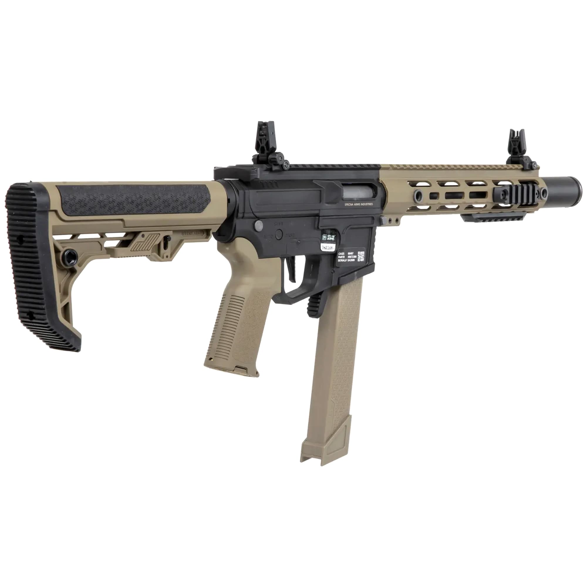 Karabinek szturmowy AEG Specna Arms SA-FX02 Flex HAL ETU - Half-Tan