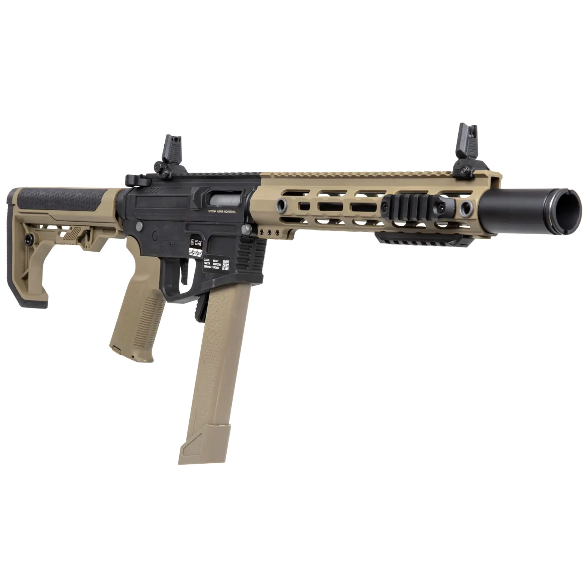 Karabinek szturmowy AEG Specna Arms SA-FX02 Flex HAL ETU - Half-Tan