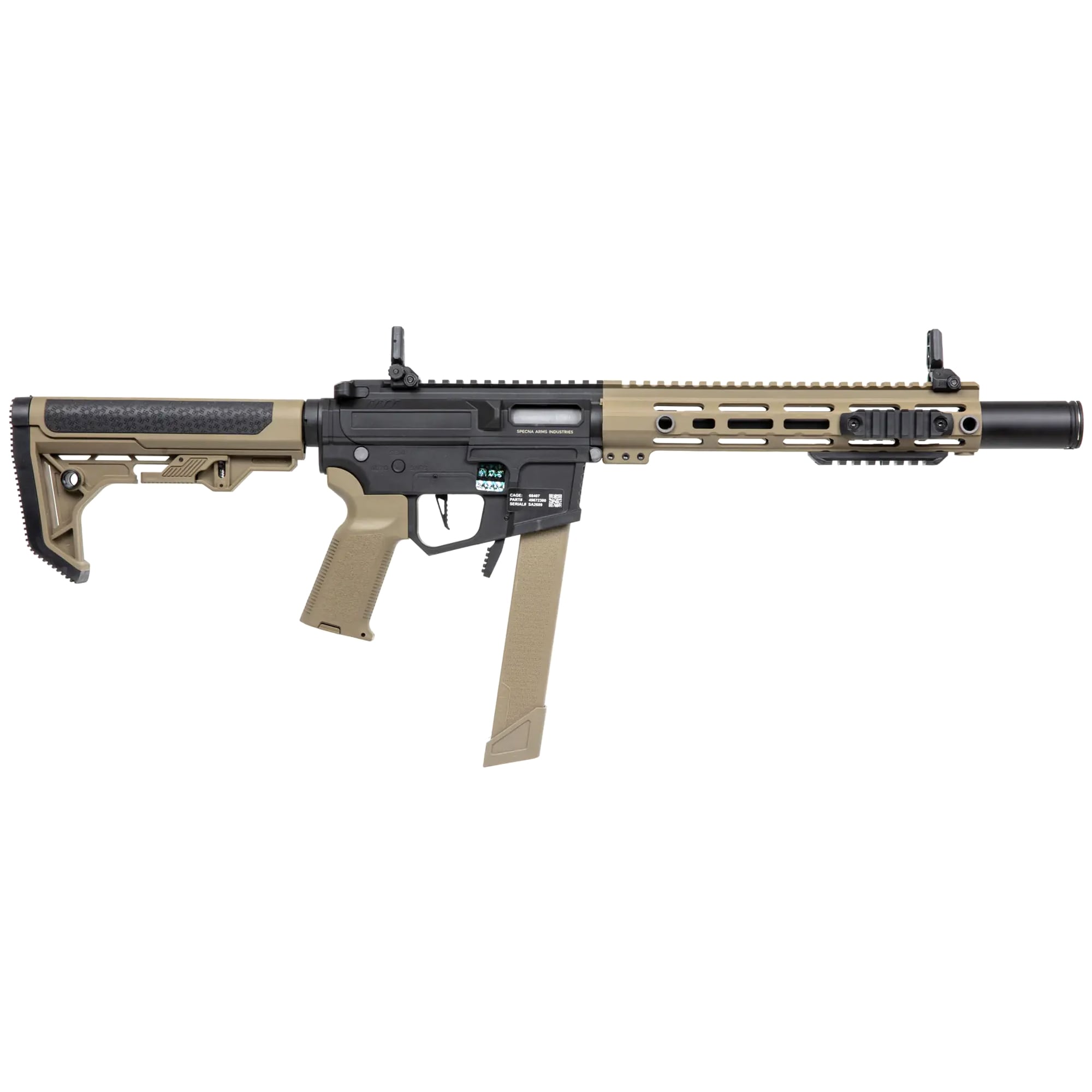 Karabinek szturmowy AEG Specna Arms SA-FX02 Flex HAL ETU - Half-Tan