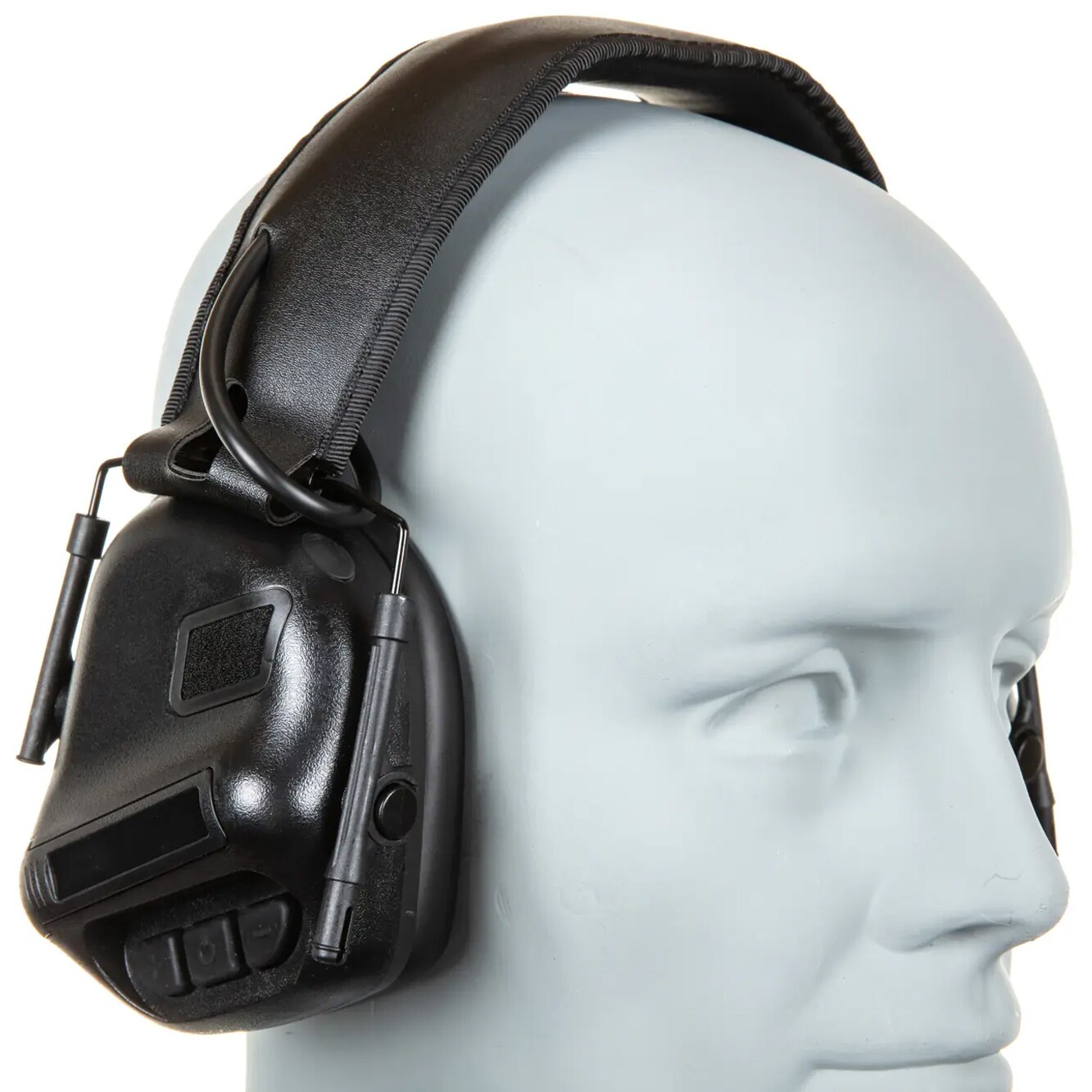 Ochronniki słuchu aktywne Wosport HD-12 IPSC Gen. 5 - Black