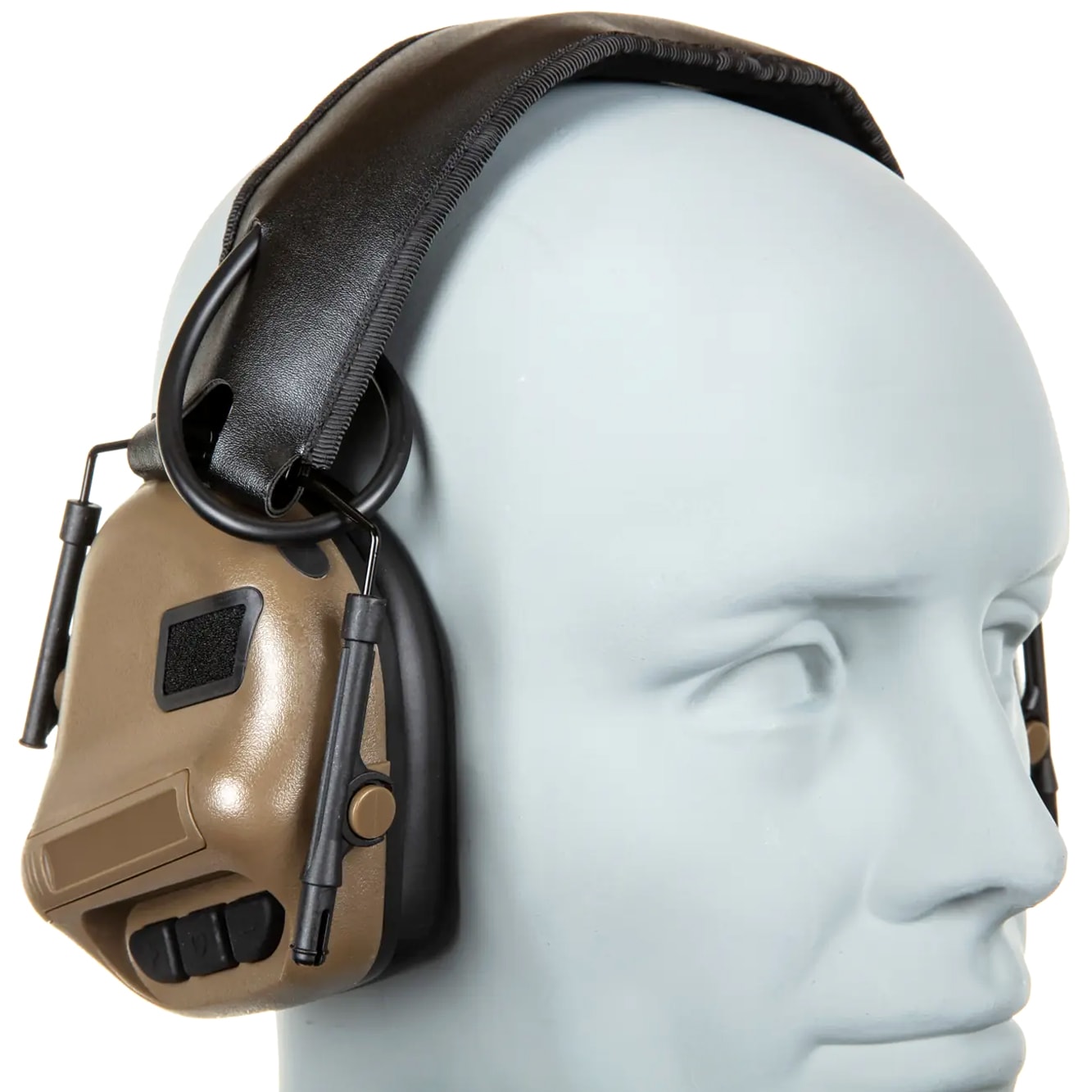 Ochronniki słuchu aktywne Wosport HD-12 IPSC Gen. 5 - Tan