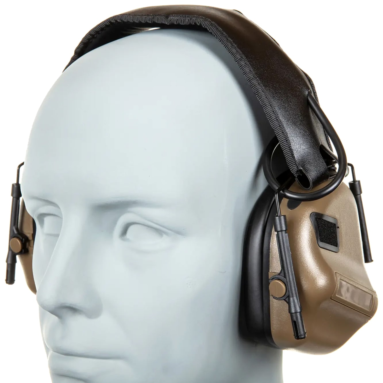 Ochronniki słuchu aktywne Wosport HD-12 IPSC Gen. 5 - Tan