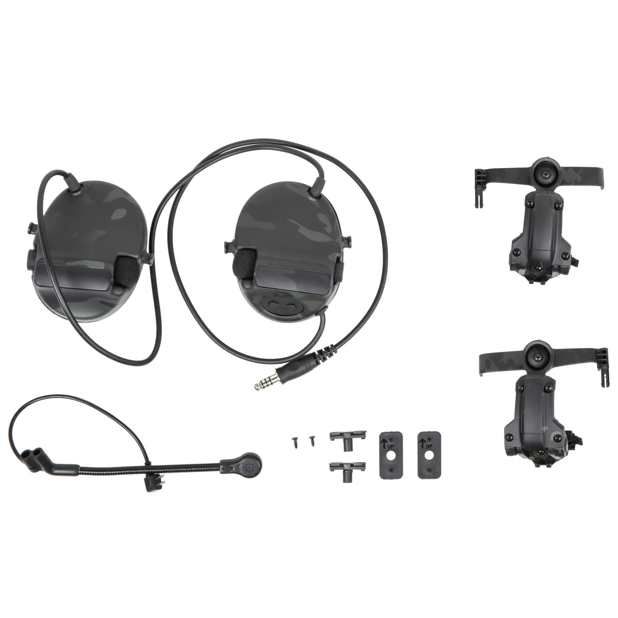 Ochronniki słuchu aktywne Wosport C5 HD-24 - MultiCam Black