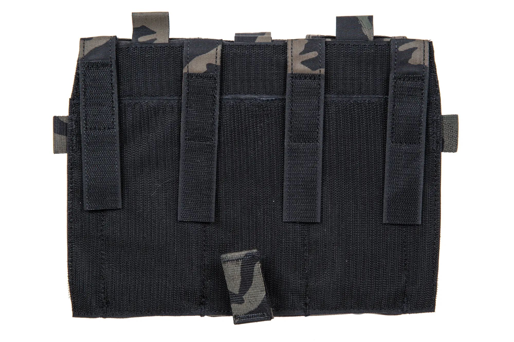 Panel Ape Force Gear z potrójną ładownicą na magazynki karabinowe - MultiCam Black