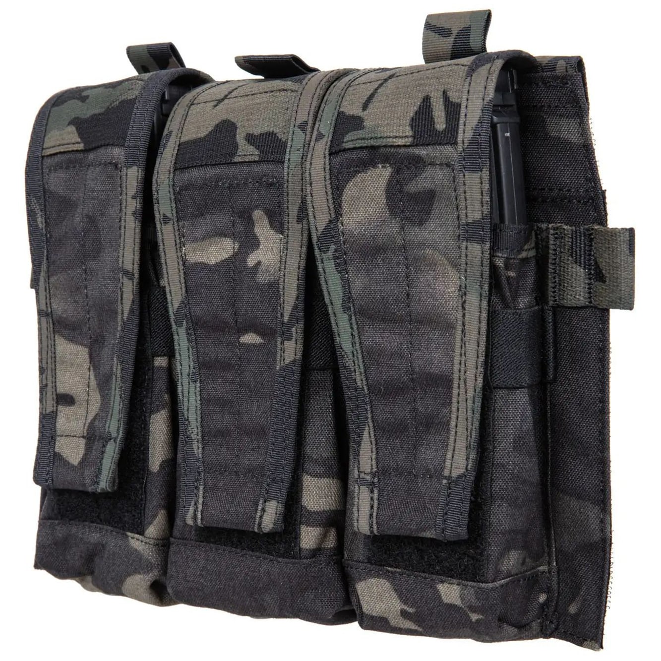Panel Ape Force Gear z potrójną ładownicą na magazynki karabinowe - MultiCam Black
