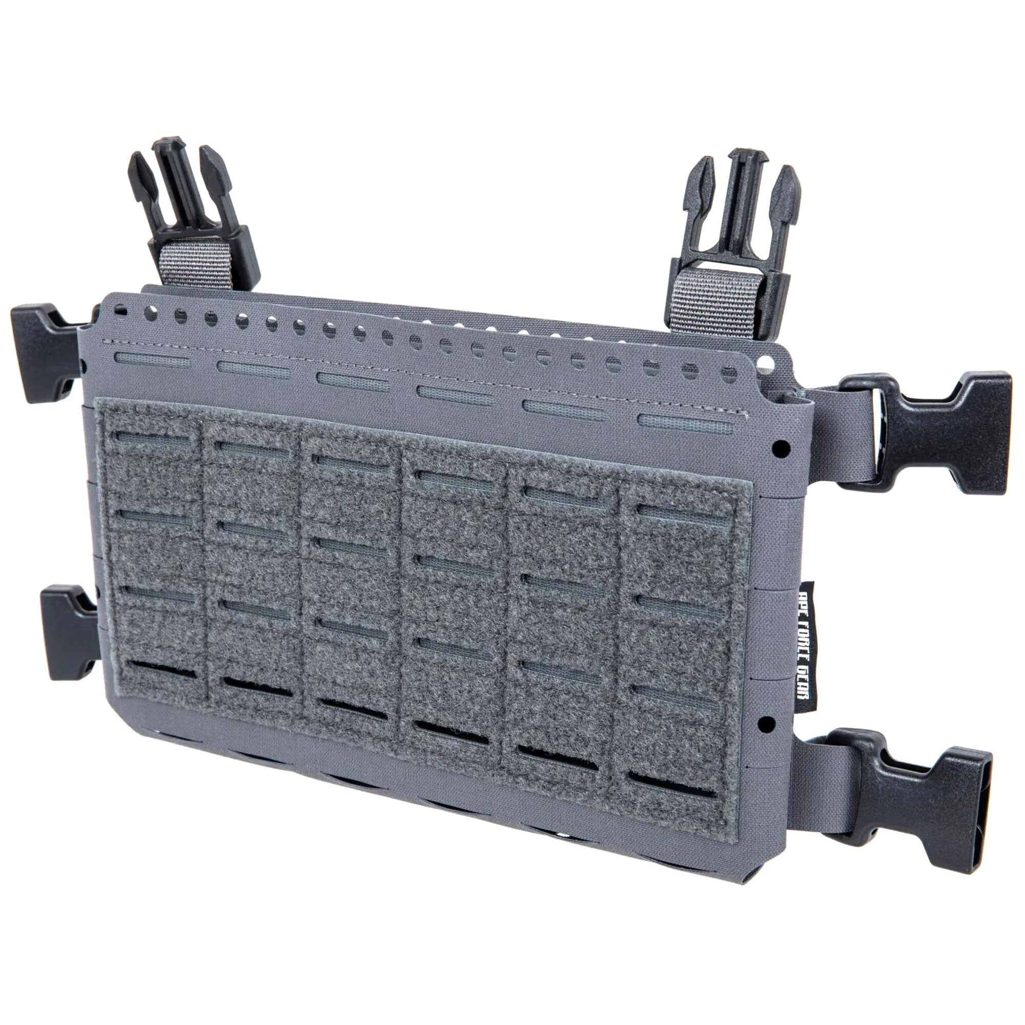 Panel taktyczny Ape Force Gear typu Micro Fight Chest Rig MK5 Chassis - Wolf Grey