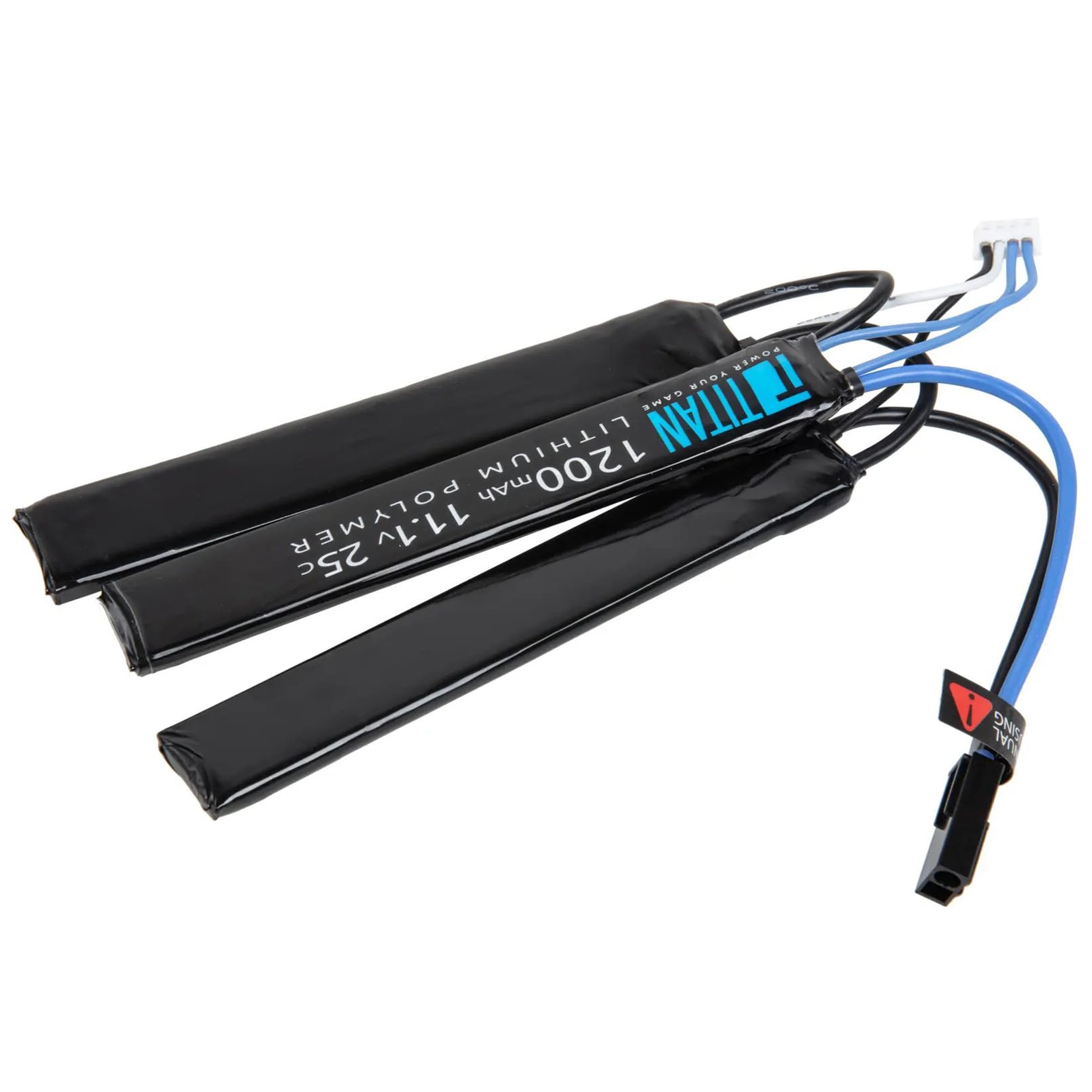 Акумулятор ASG Titan Li-Po 11,1V 25C 1200 mAh 3-модульний - Tamiya