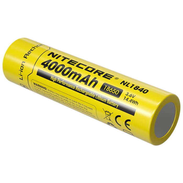 Akumulator Nitecore NL1840 18650 3,6 V - 4000 mAh