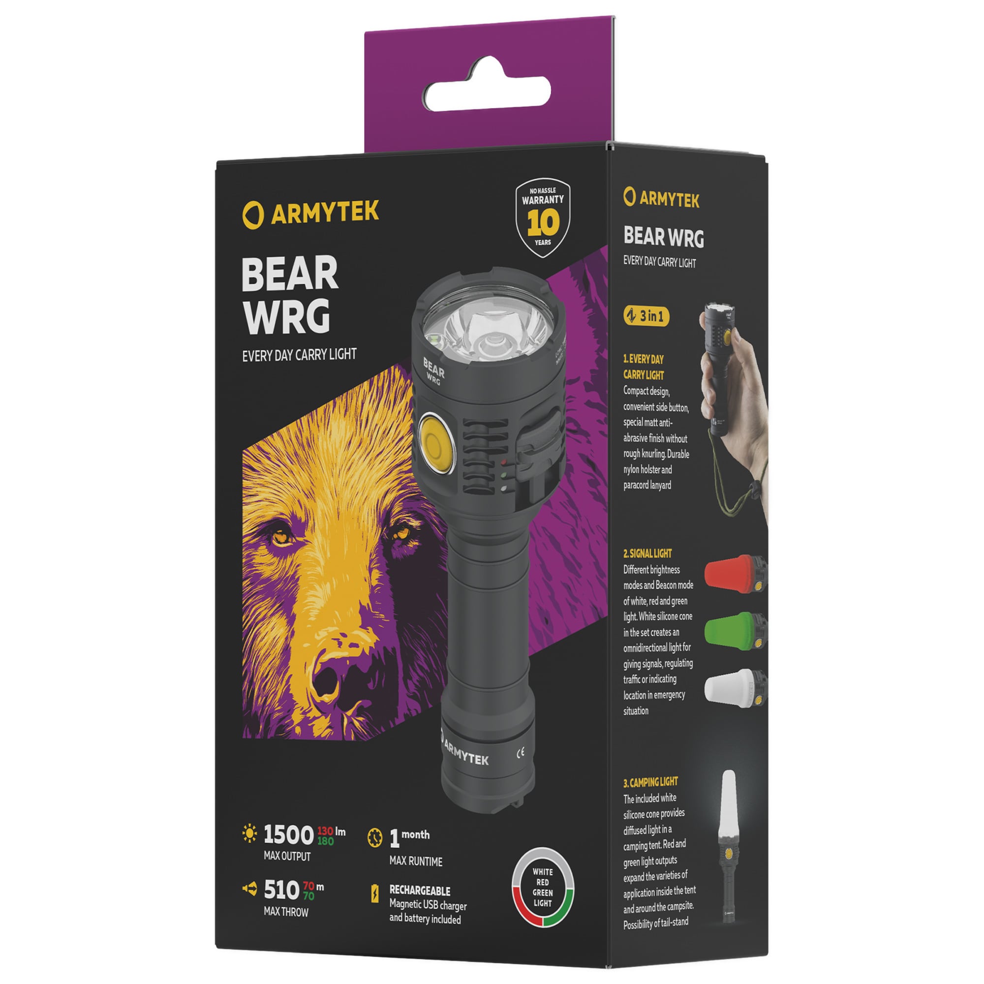 Latarka Armytek Bear WRG