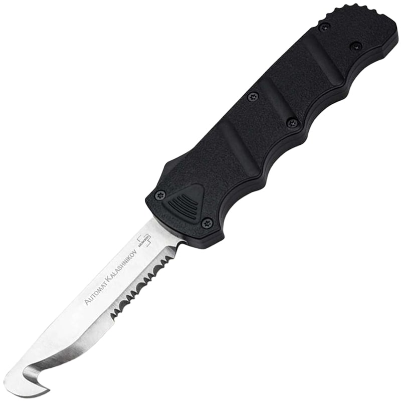 Nóż sprężynowy ratowniczy Boker Plus Kalashnikov Rescue OTF