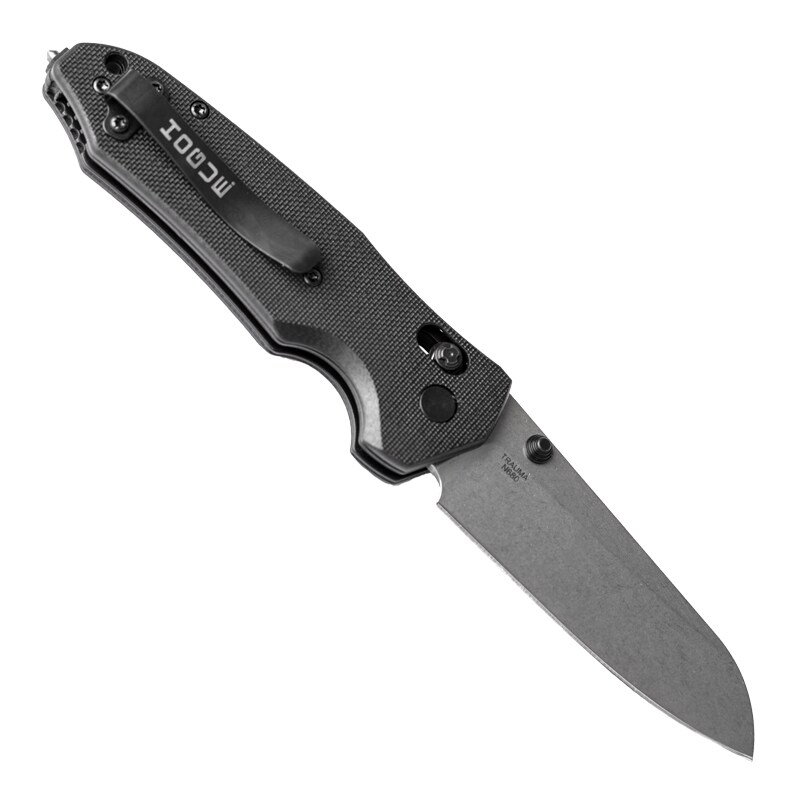 Nóż składany ratowniczy Hogue Trauma First Response Tool Stone Tumbled - Black
