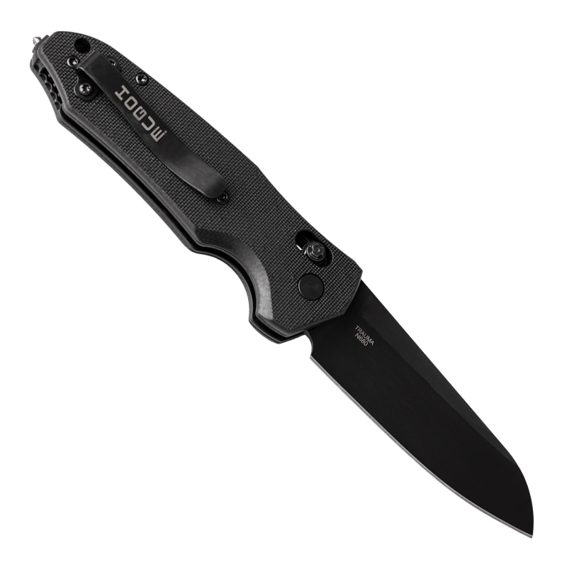 Nóż składany ratowniczy Hogue Trauma First Response Tool Black Cerakote - Black