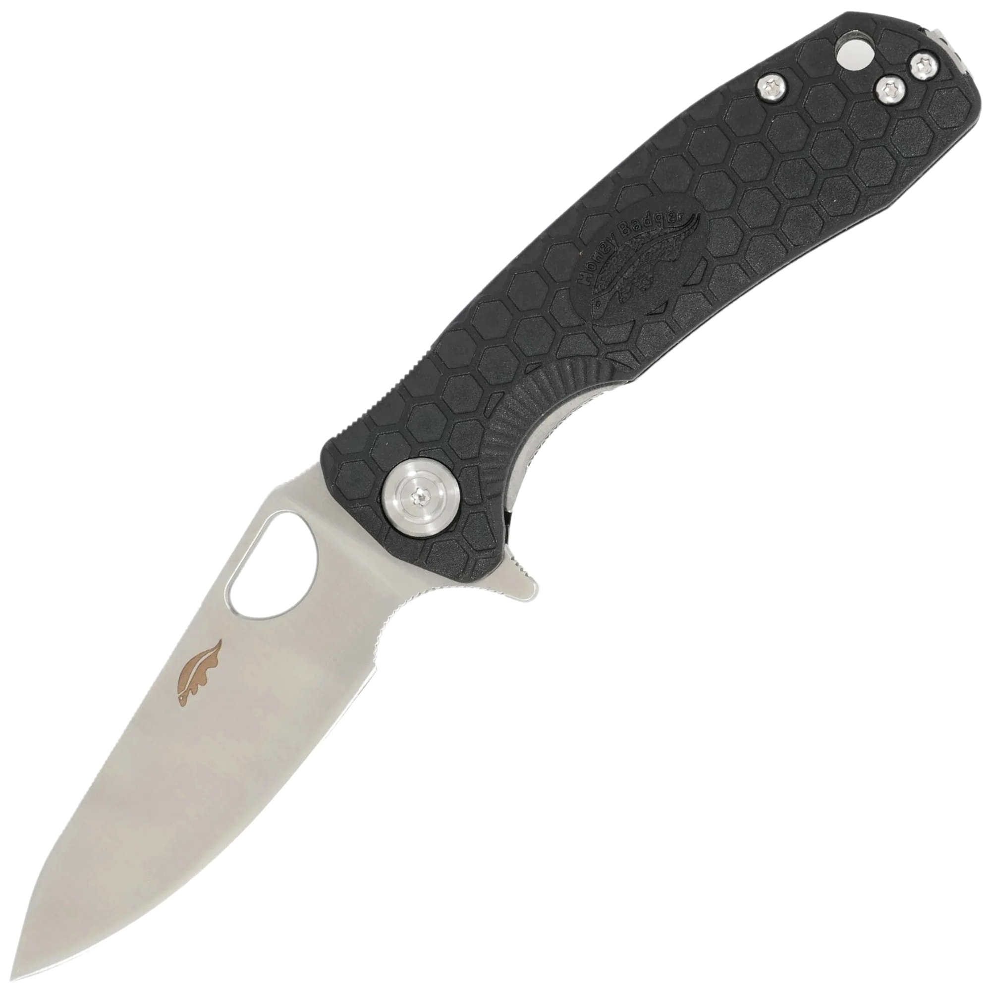 Nóż składany Honey Badger Leaf Small - Black