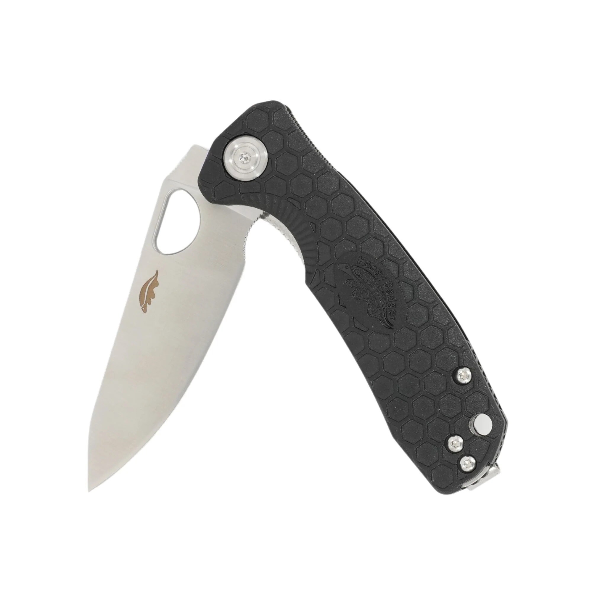 Nóż składany Honey Badger Leaf Small - Black