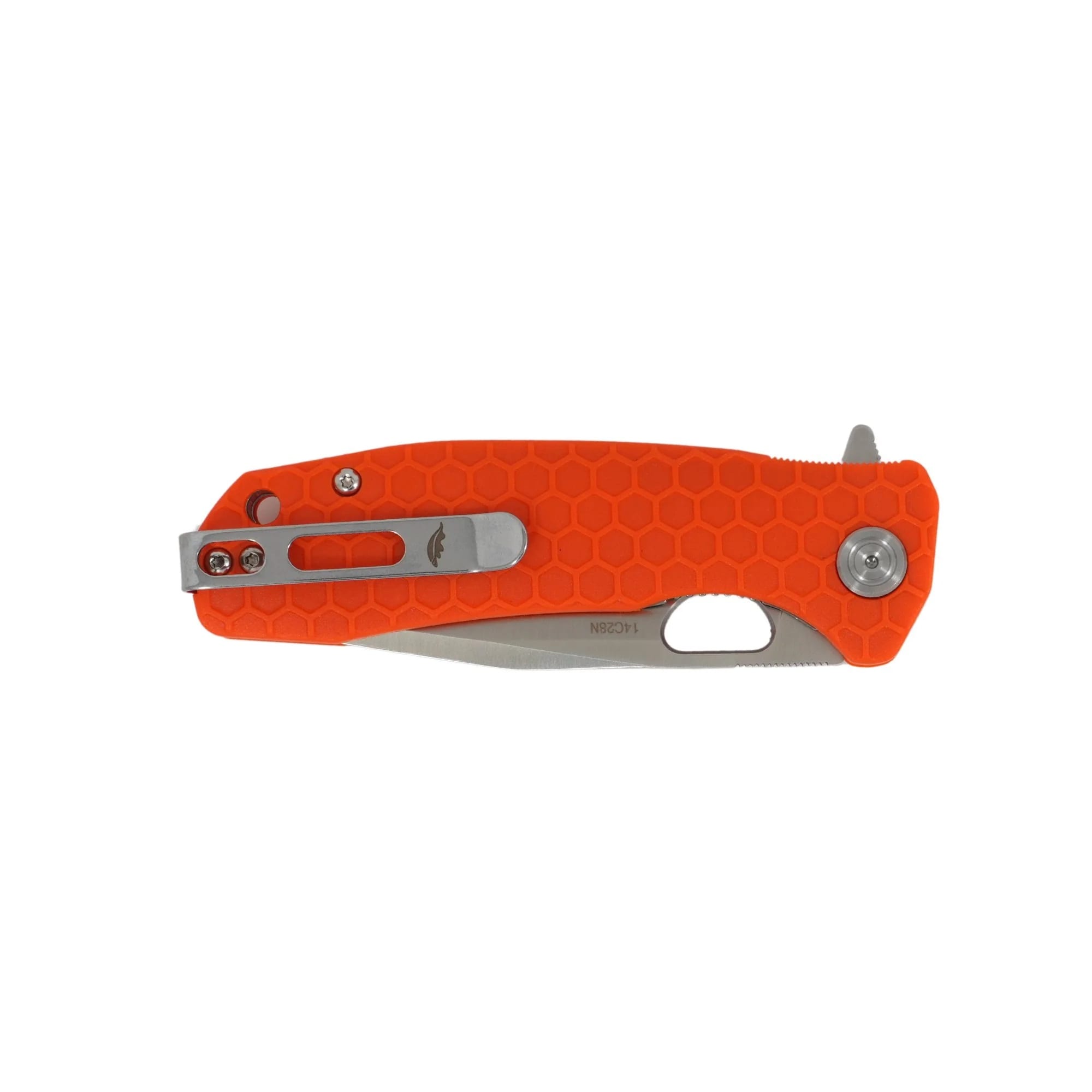 Nóż składany Honey Badger Tanto Medium 14C28N - Orange
