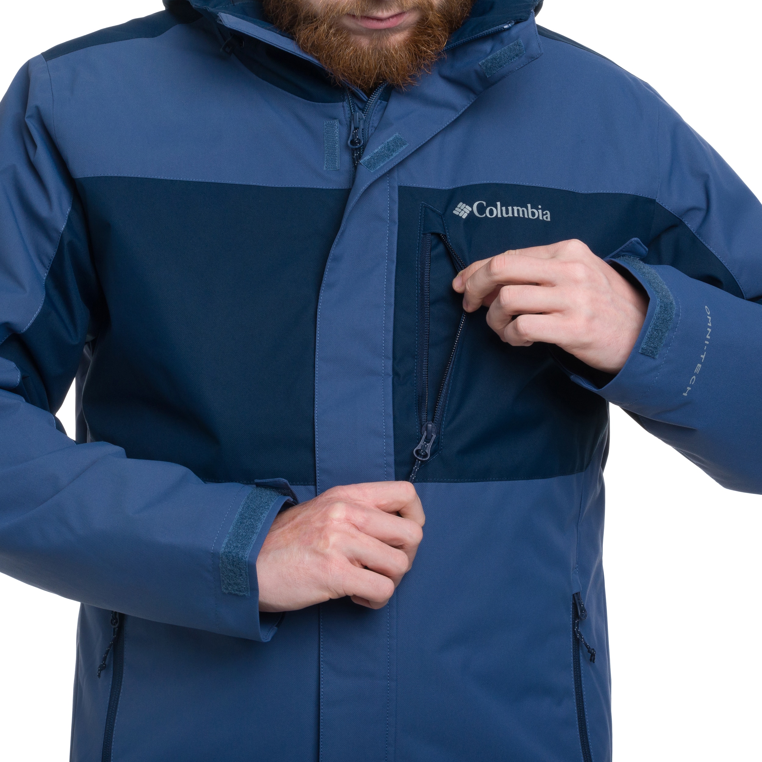 Kurtka Columbia Tipton Peak III Insulated Jacket - Dark Mountain/Collegiate Navy