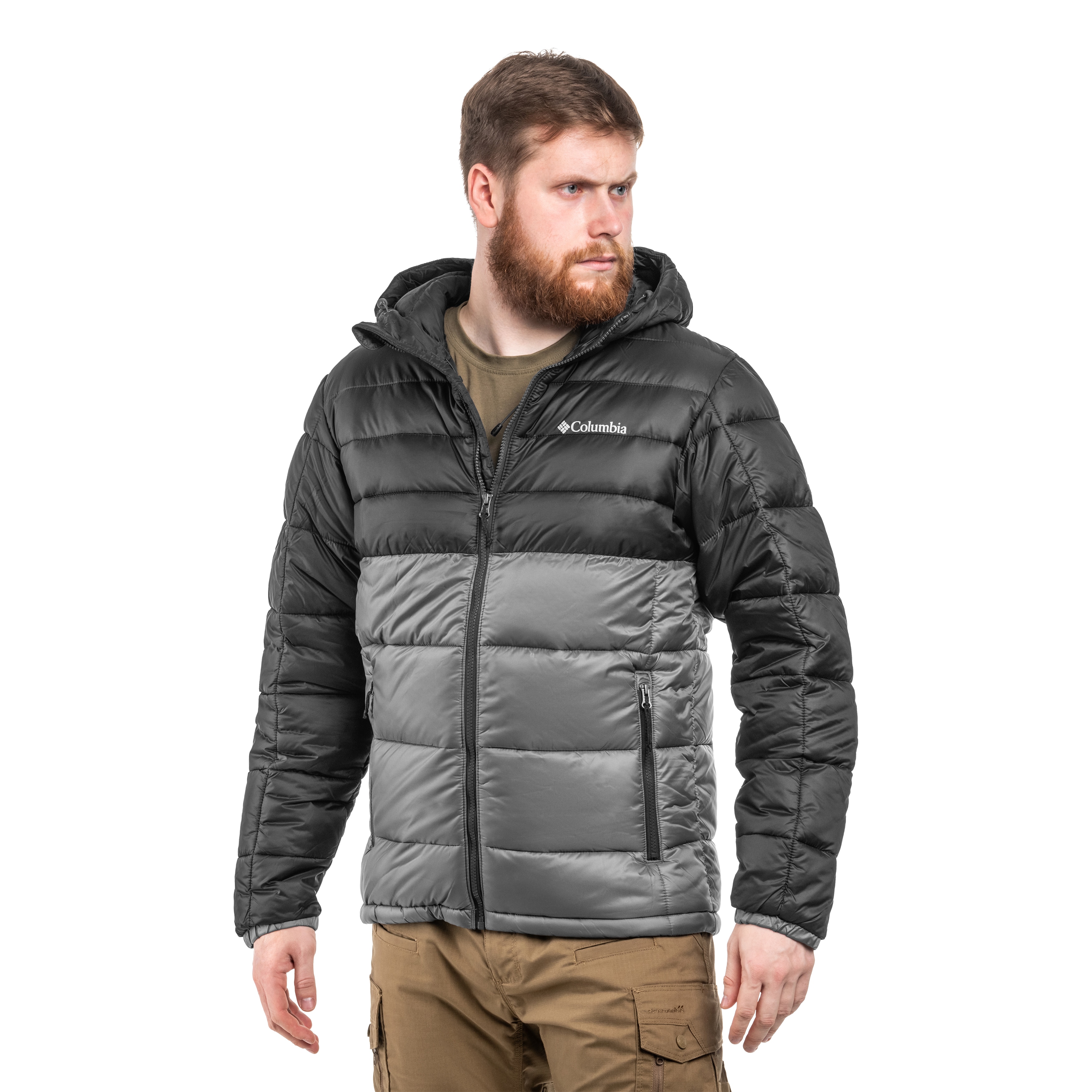 Kurtka Columbia Buck Butte II Insulated Hooded - City Grey
