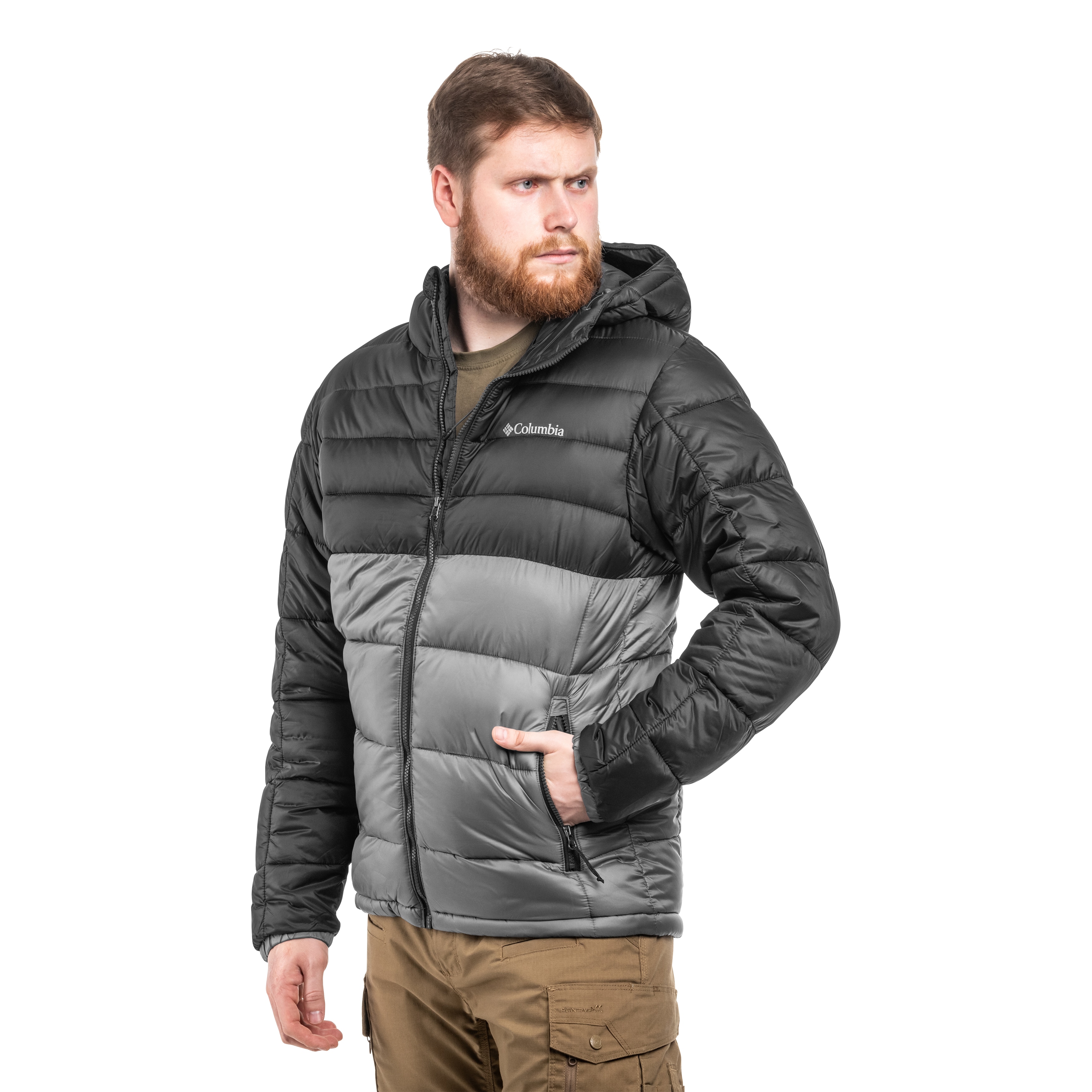 Kurtka Columbia Buck Butte II Insulated Hooded - City Grey