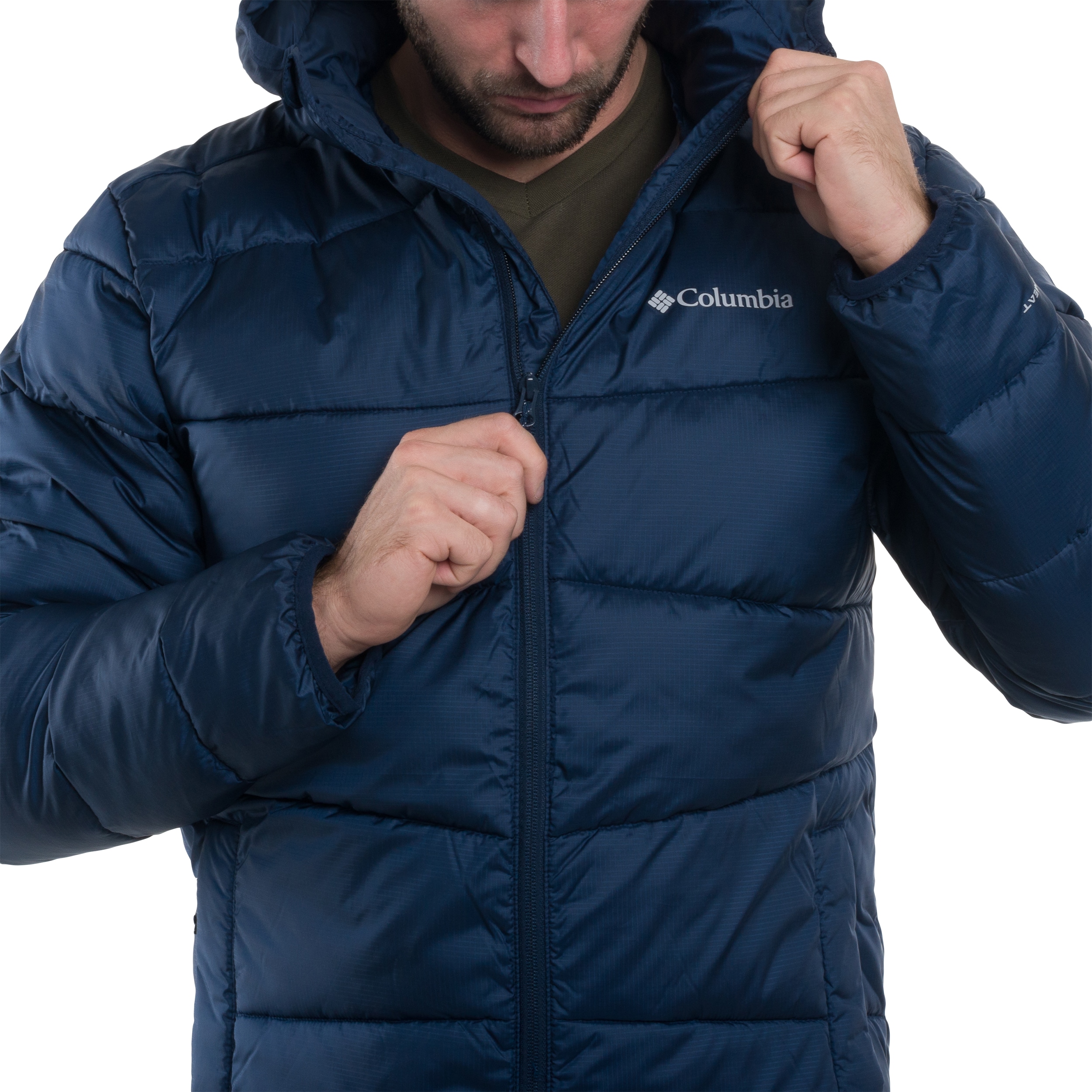 Kurtka Columbia Fivemile Butte II Hooded - Collegiate Navy