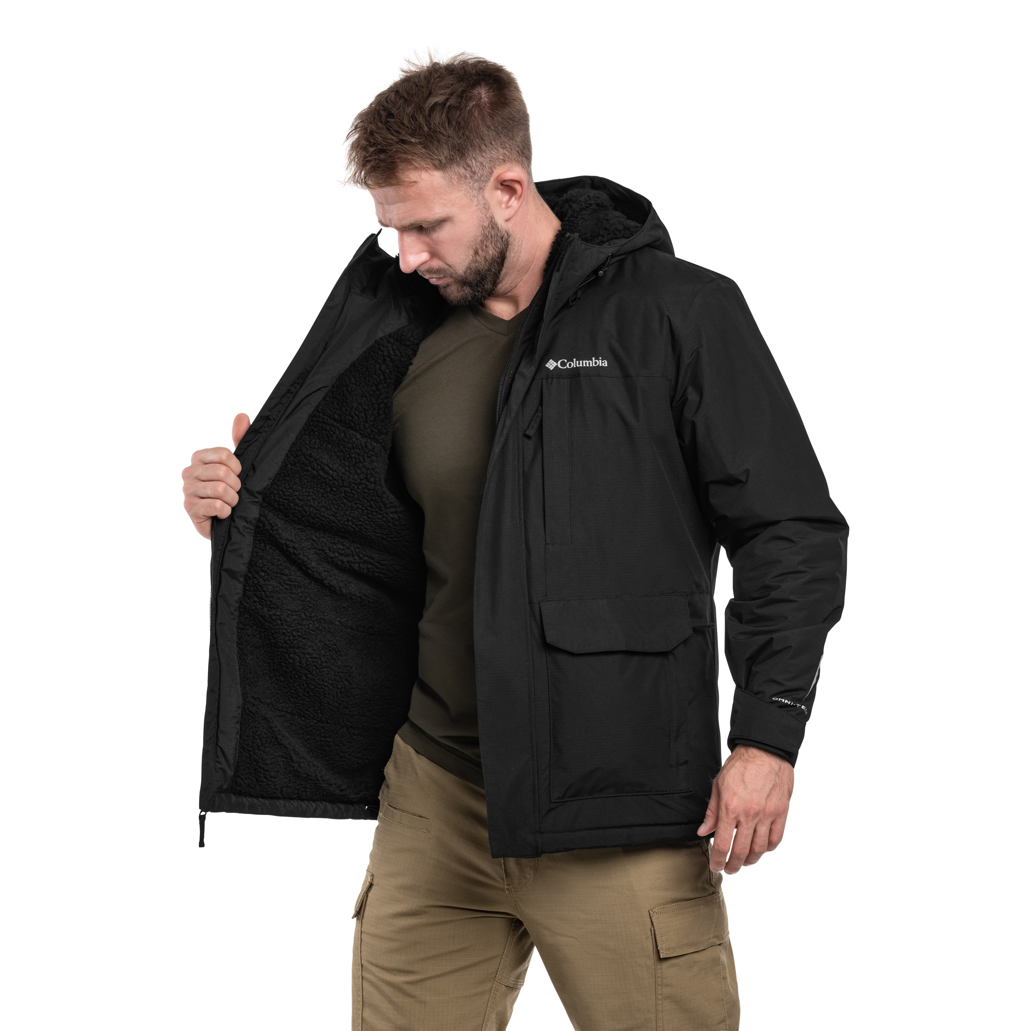 Kurtka Columbia Landroamer Sherpa Lined Waterproof Hooded - Black