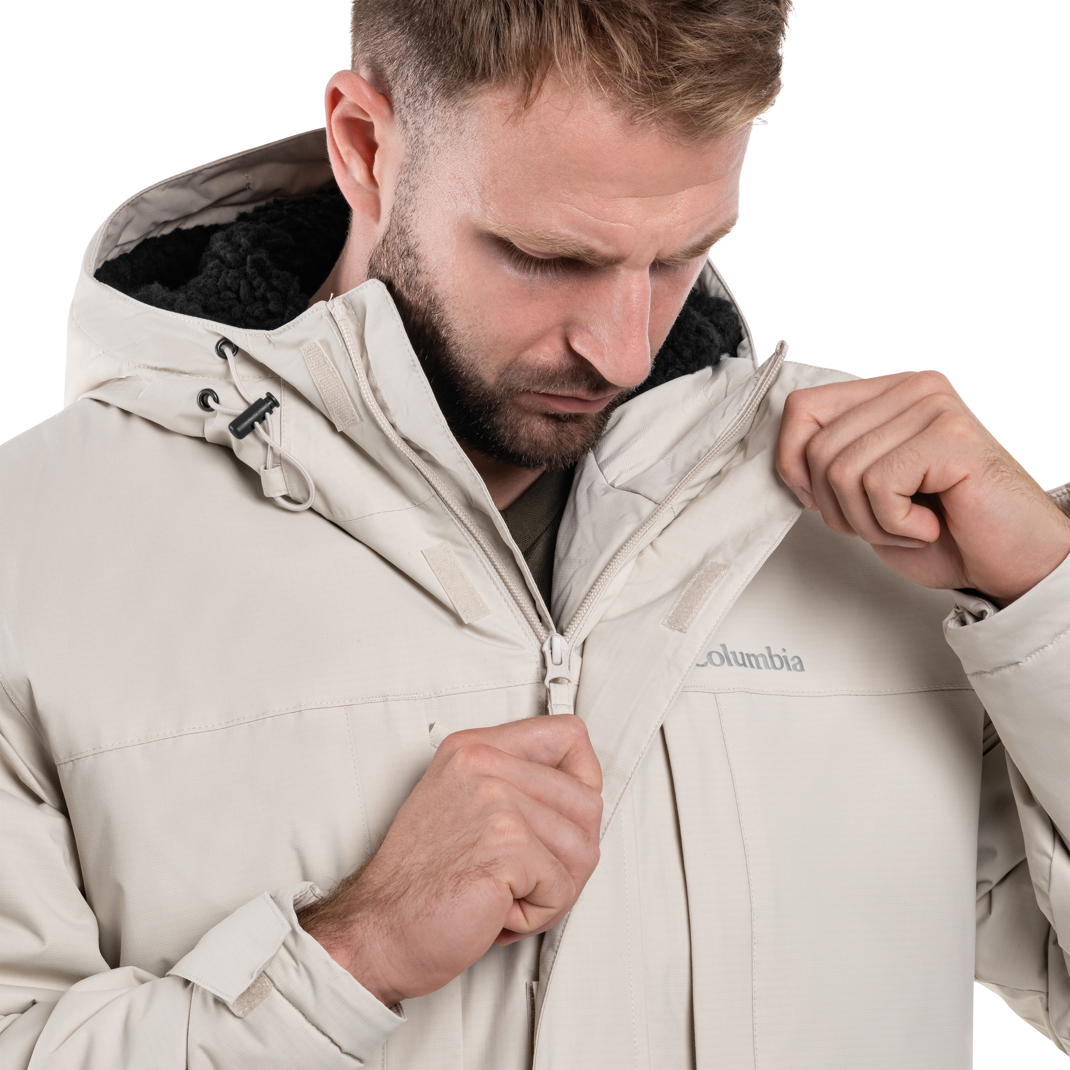 Kurtka Columbia Landroamer Sherpa Lined Waterproof Hooded - Dark Stone