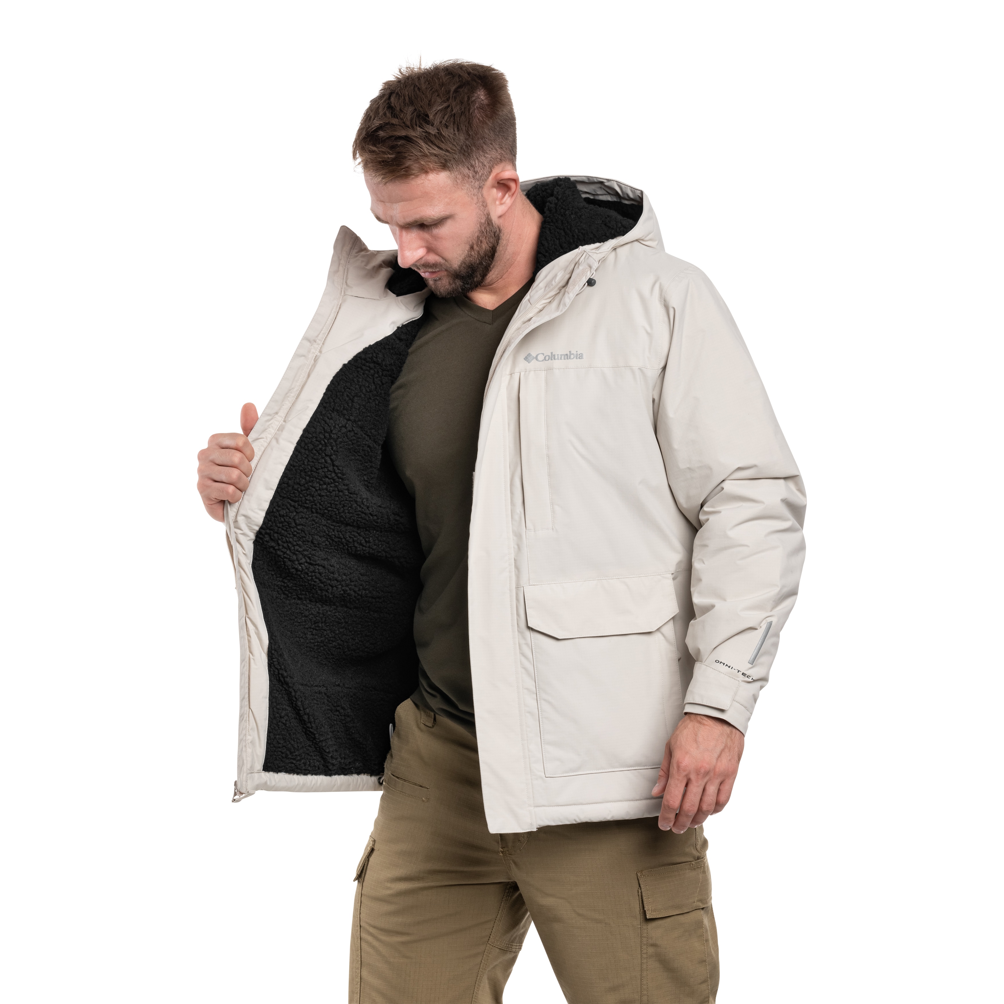 Kurtka Columbia Landroamer Sherpa Lined Waterproof Hooded - Dark Stone