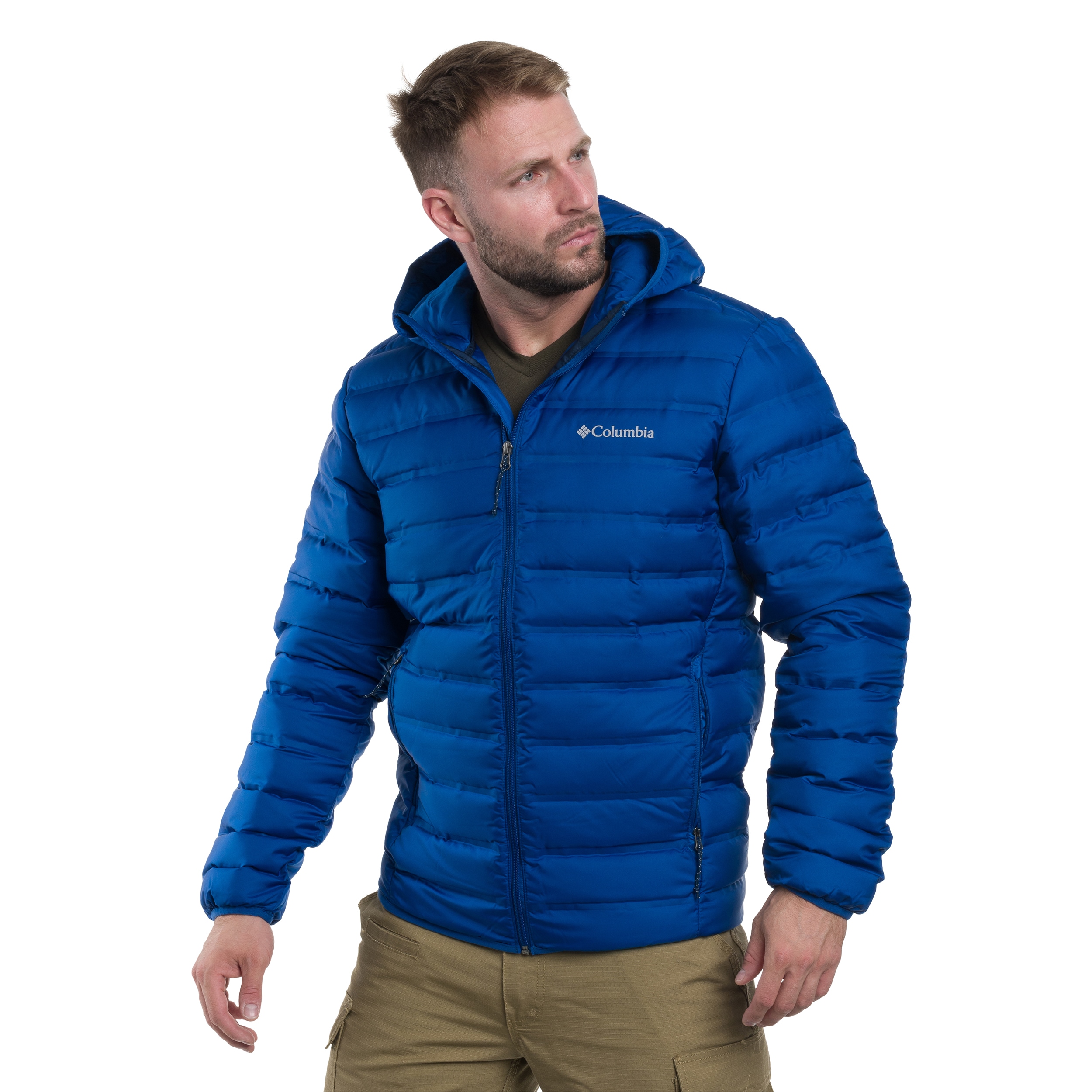 Kurtka Columbia Lake 22 II Down Hooded - Mountain Blue