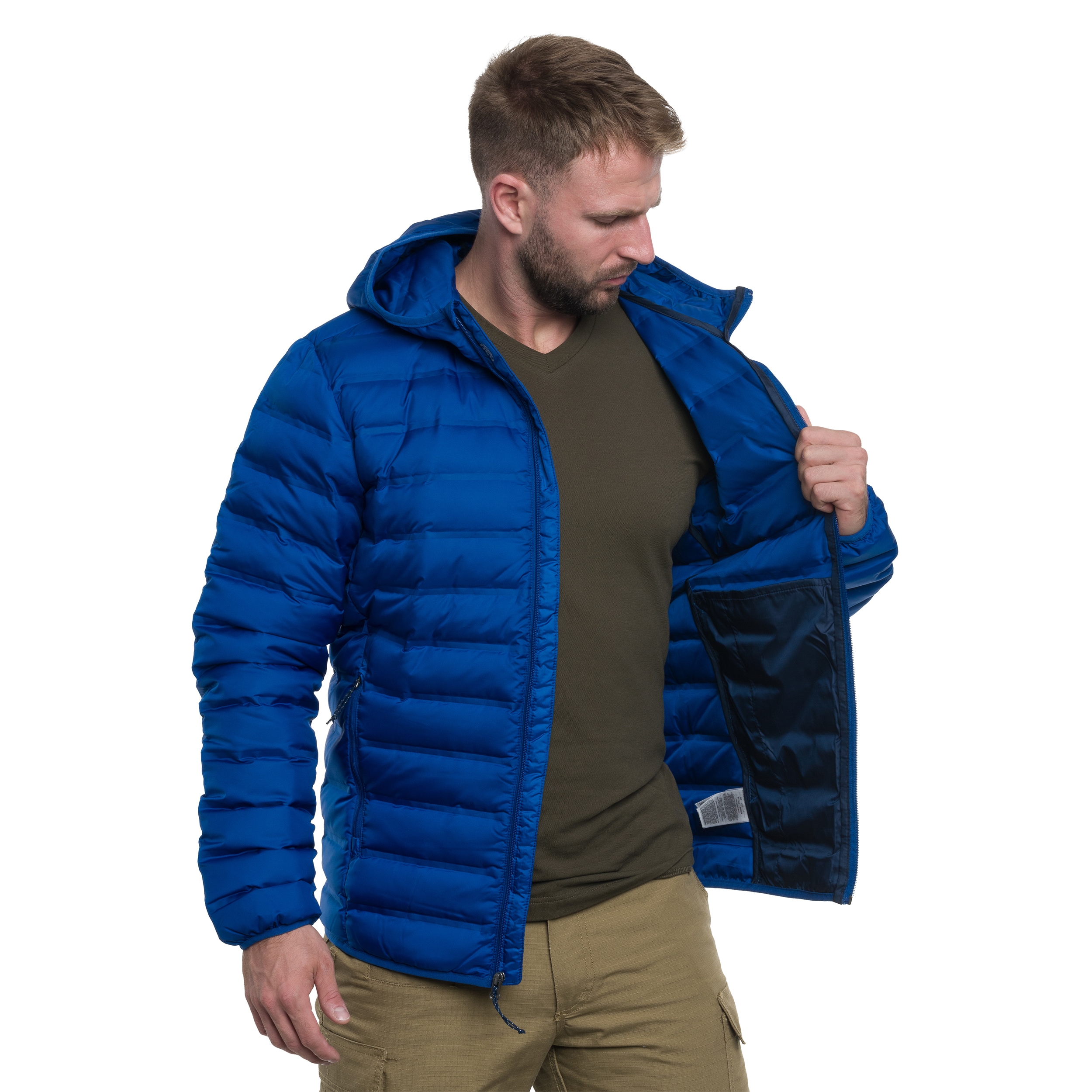 Kurtka Columbia Lake 22 II Down Hooded - Mountain Blue