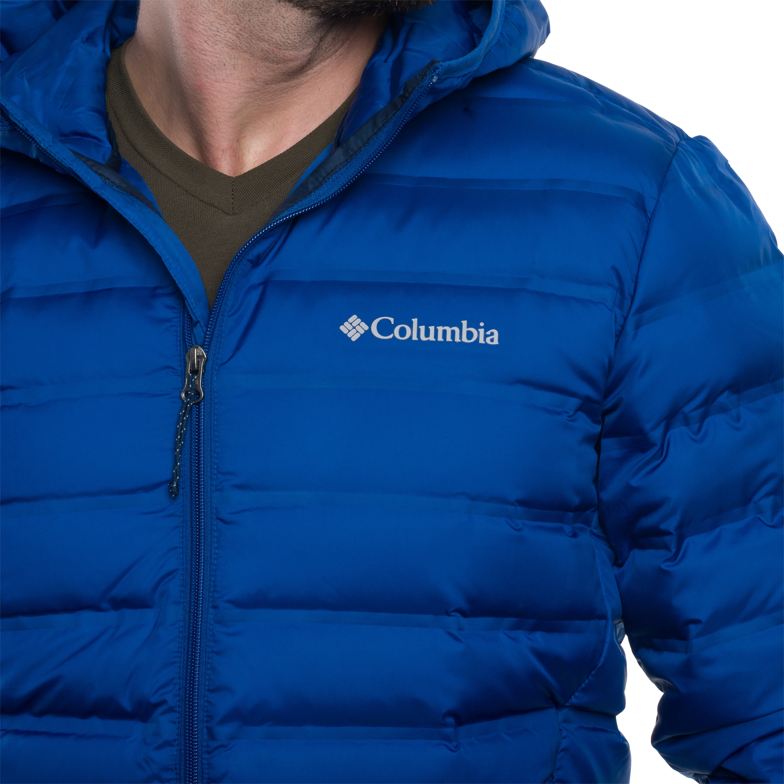 Kurtka Columbia Lake 22 II Down Hooded - Mountain Blue