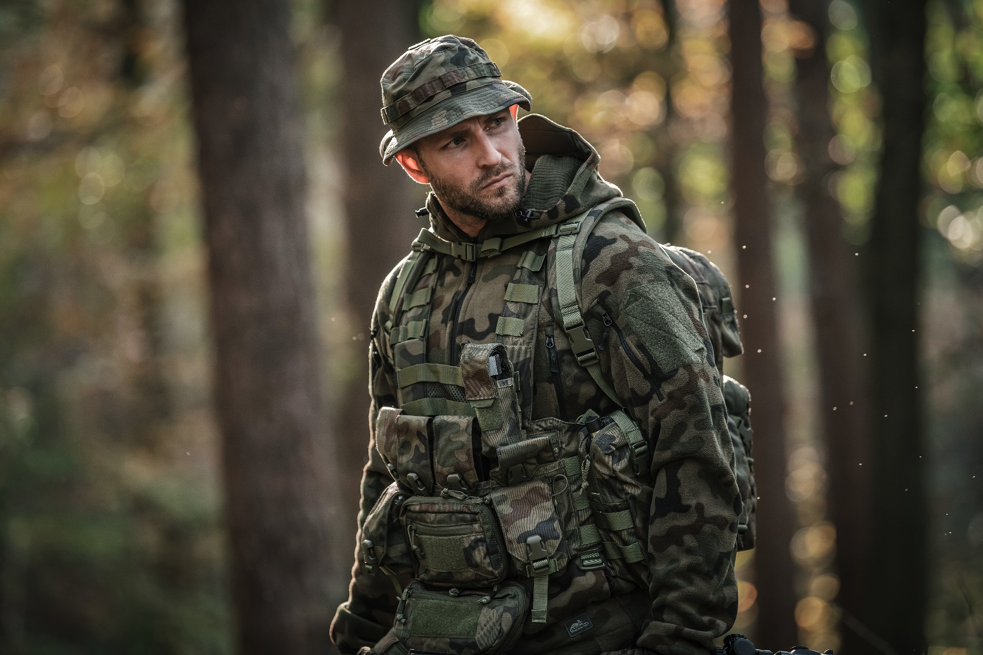 Kamizelka taktyczna Helikon-Tex Guardian Recce Chest Rig - wz.93 Pantera PL Woodland