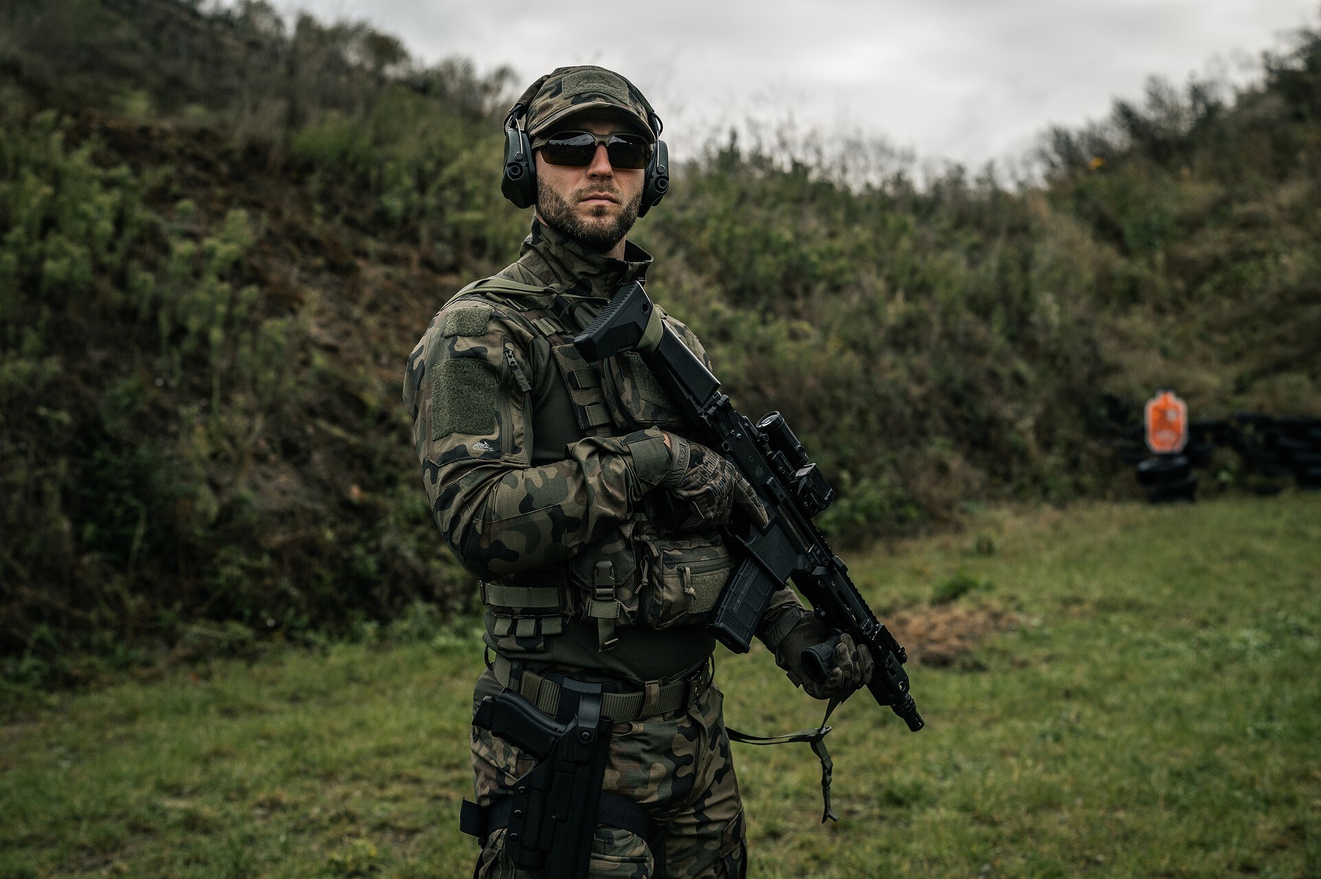 Kamizelka taktyczna Helikon-Tex Guardian Recce Chest Rig - wz.93 Pantera PL Woodland