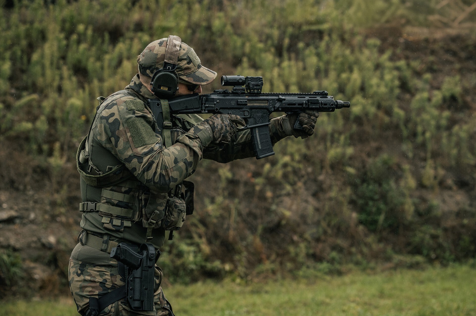 Kamizelka taktyczna Helikon-Tex Guardian Recce Chest Rig - wz.93 Pantera PL Woodland