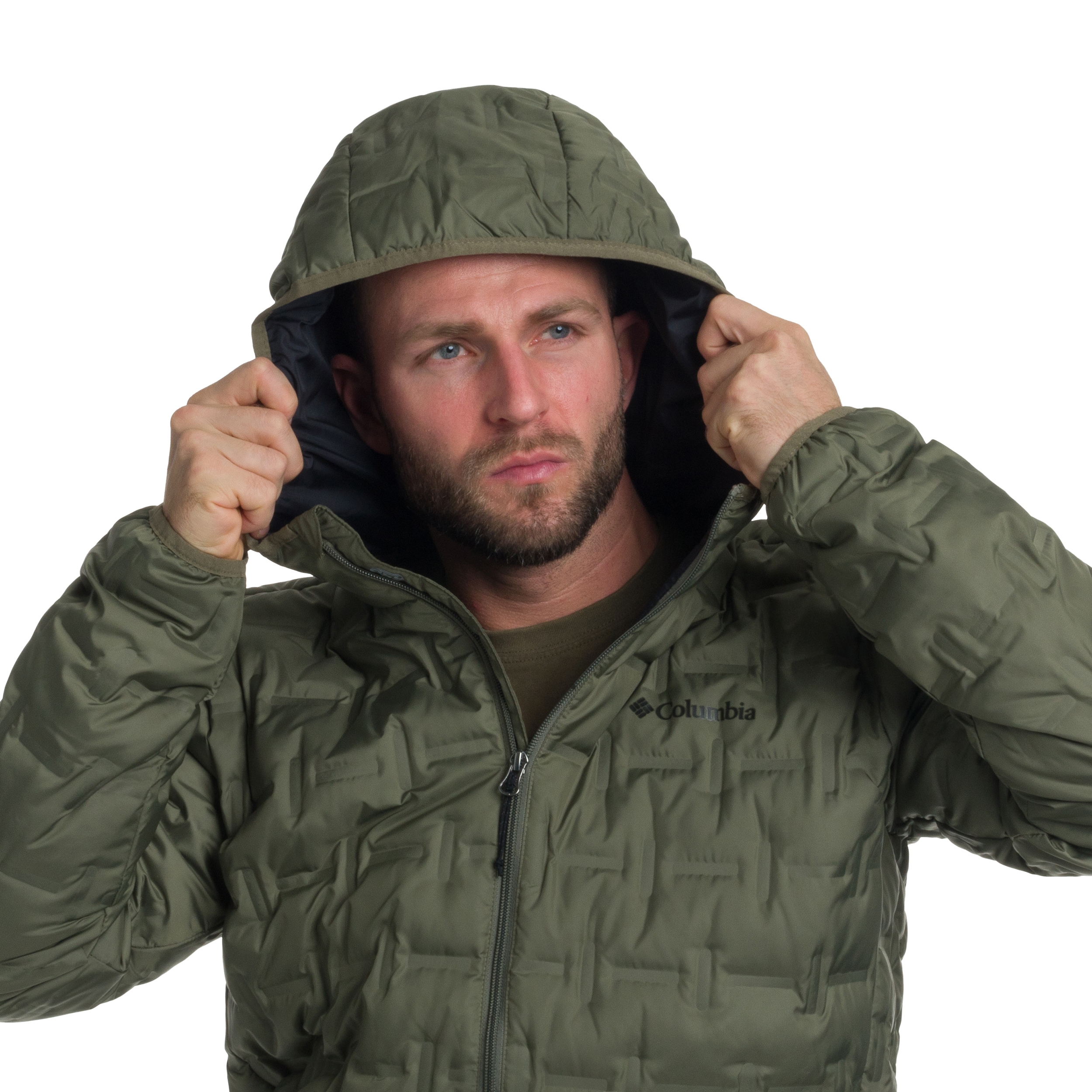 Kurtka Columbia Delta Ridge II Down Hooded - Stone Green