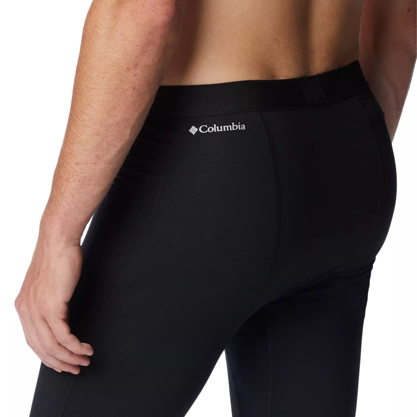 Legginsy termoaktywne męskie Columbia Midweight Stretch Tight - Black