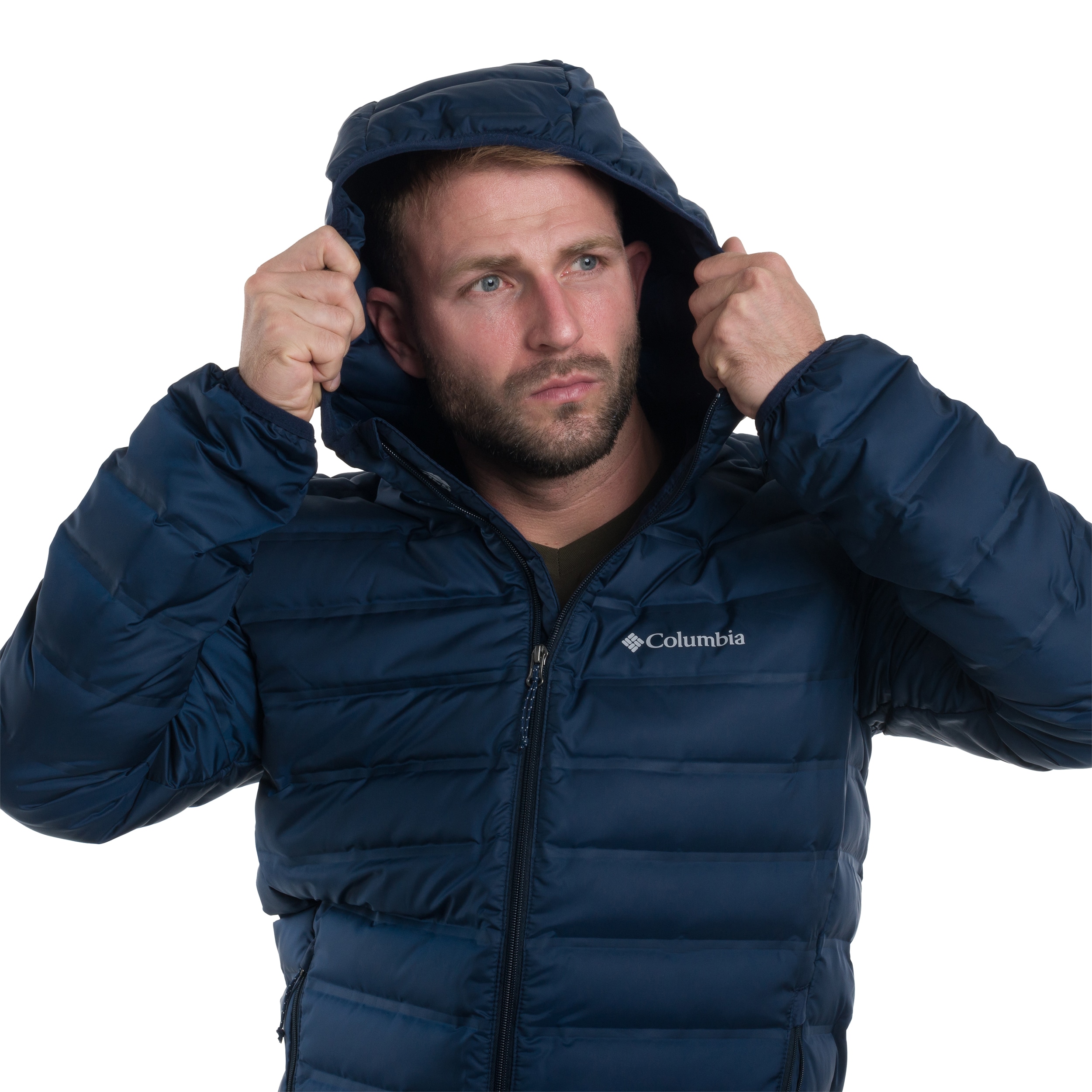 Kurtka Columbia Lake 22 II Down Hooded - Collegiate Navy